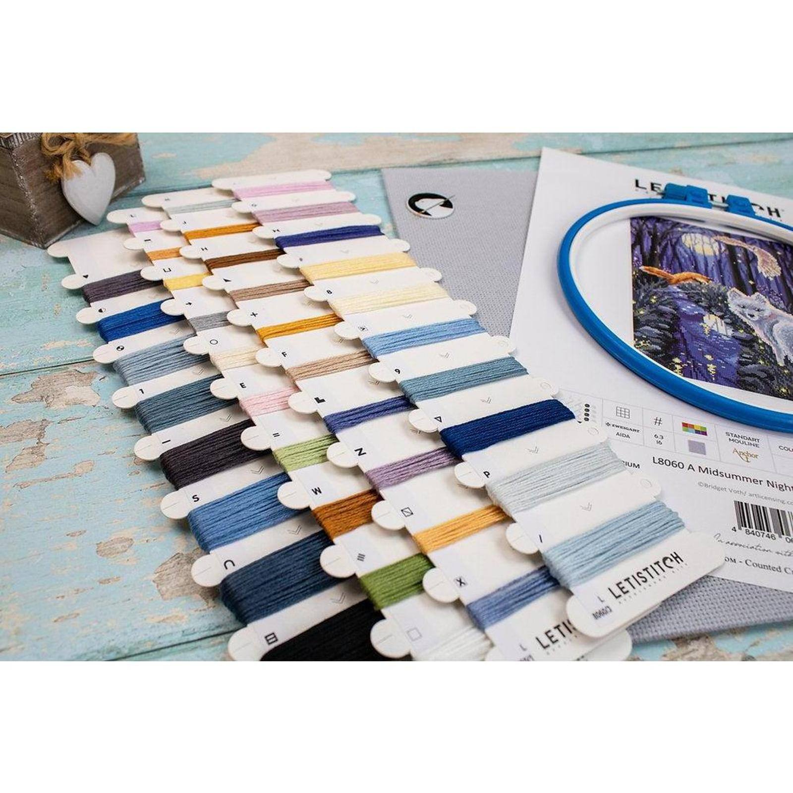 LetiStitch A Midsummer Night Counted Cross Stitch Kit