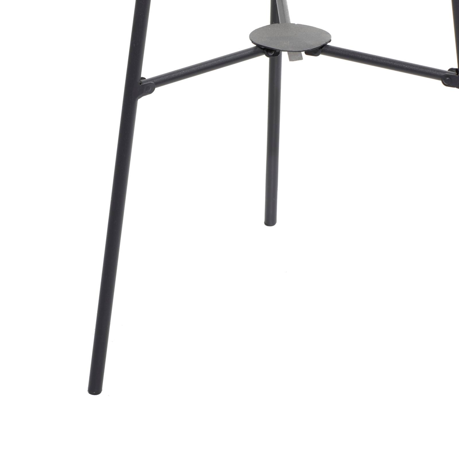 White Metal Natural Lantern, 55" x 13" x 13"