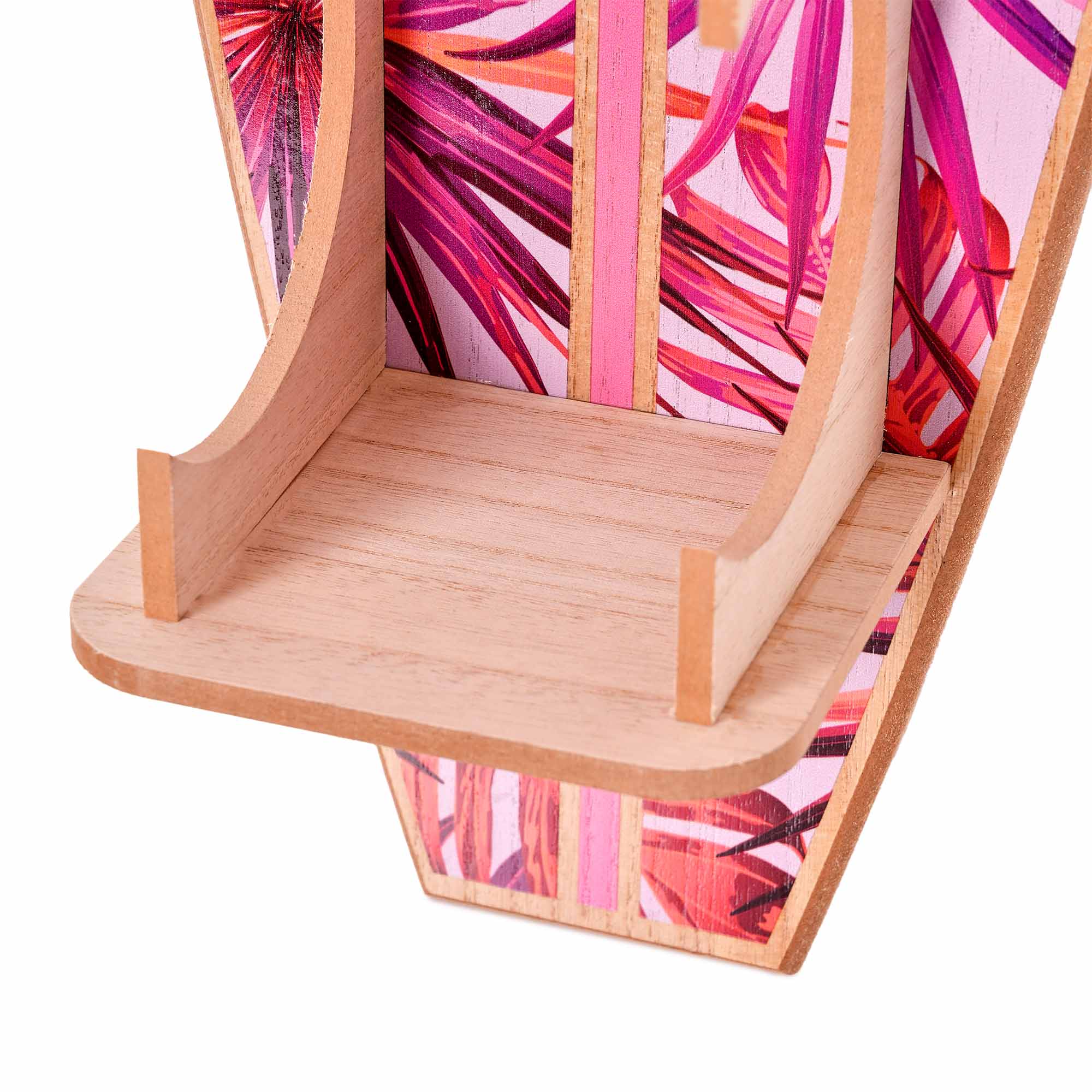 American Art Decor Tipsy Tropical Surfboard Wine Rack - 8" x 25.5" x 7.5"