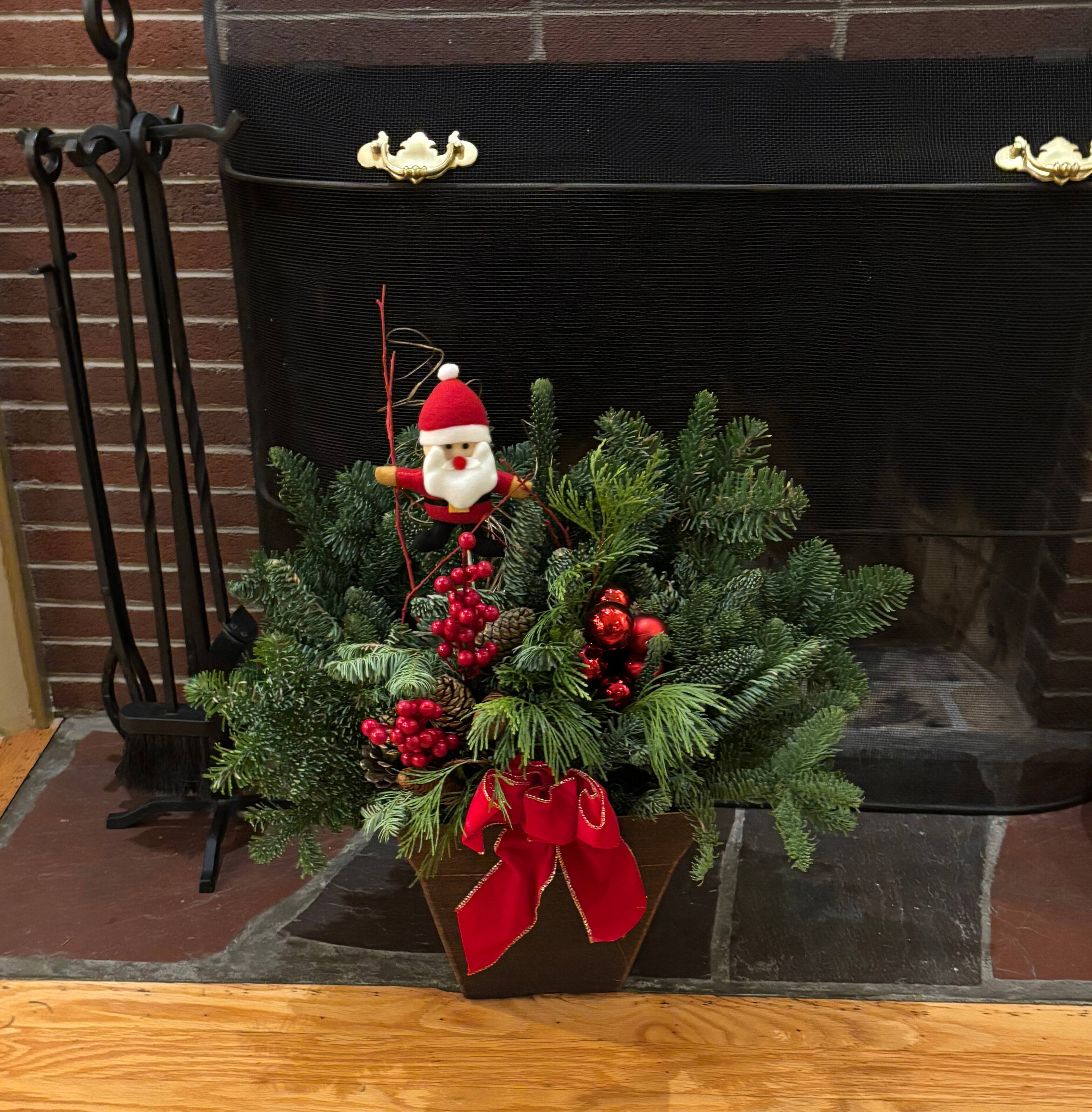 17" Christmas Santa Picks, 6ct.