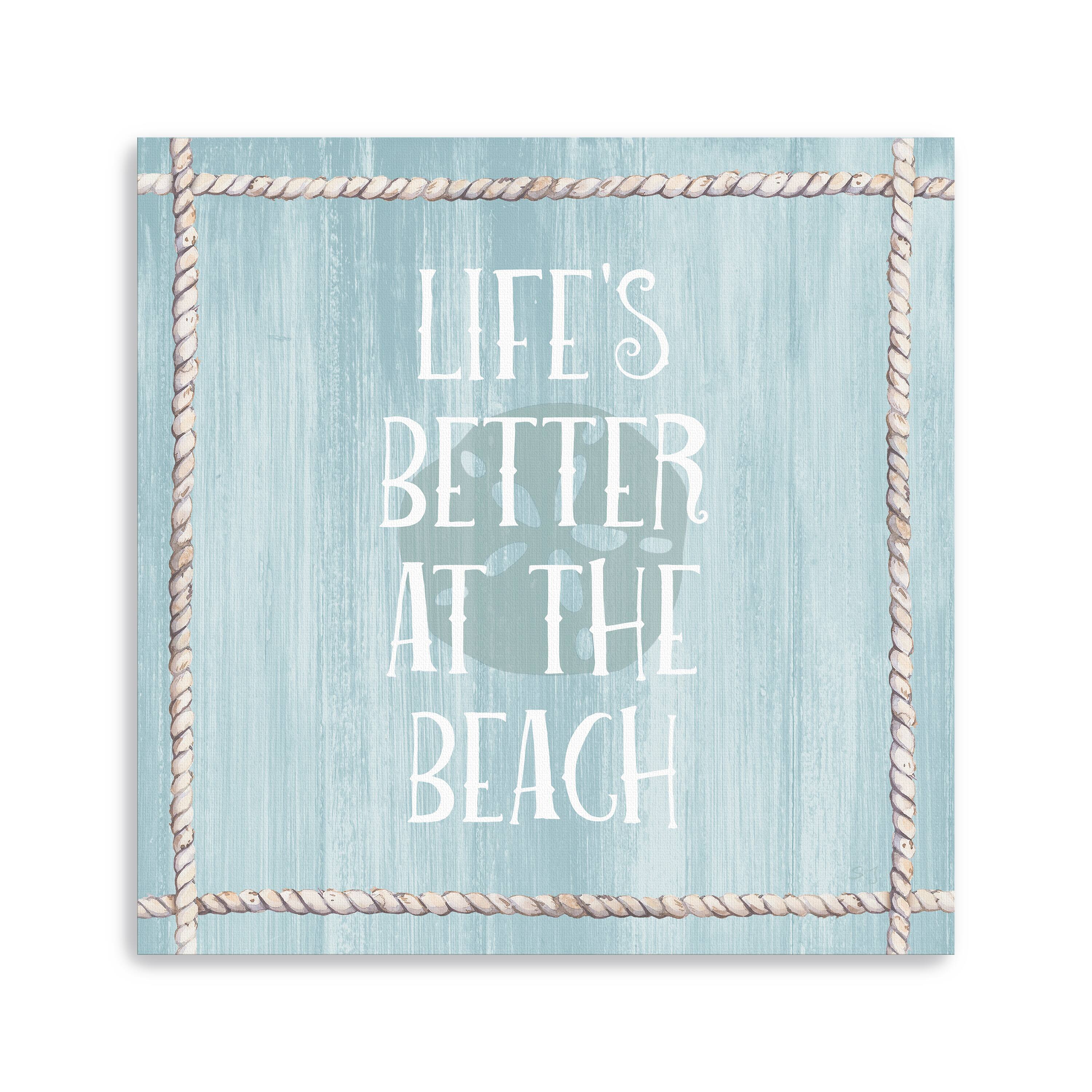 At the Beach Canvas Giclee