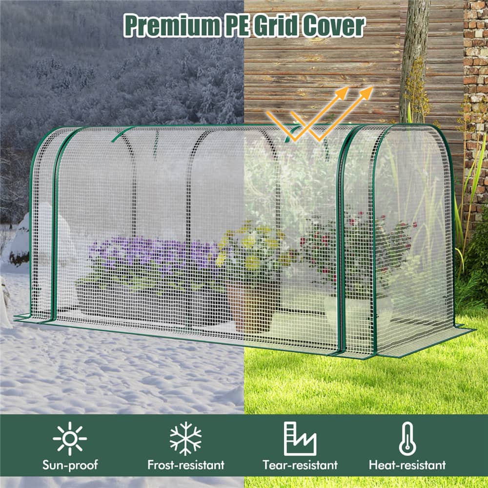 Costway Portable Mini Tunnel Greenhouse Kit