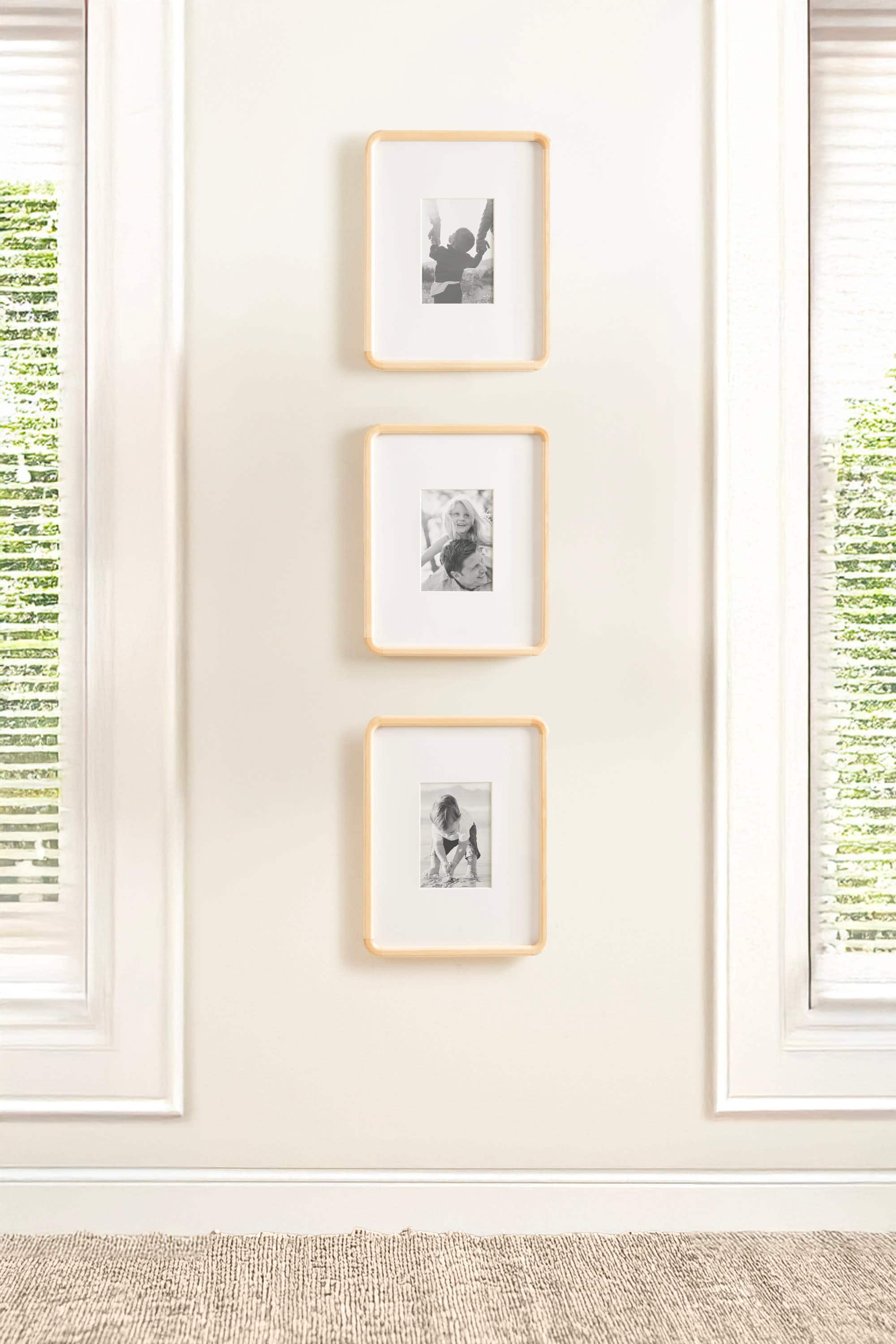 Kate and Laurel 11" x 14" Inglewood Picture Frames with 5" x 7" Mat, 3ct.