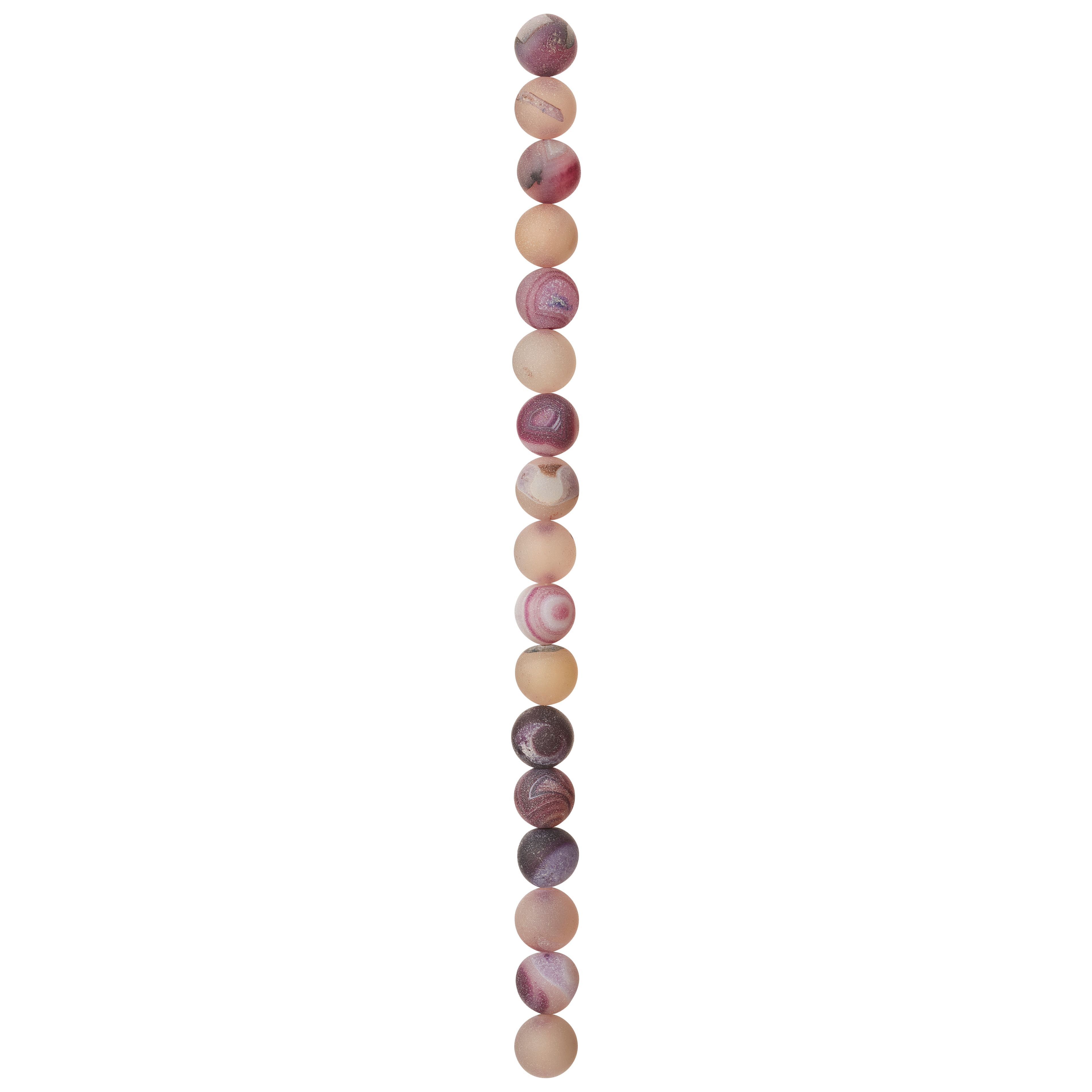 Purple Agate Round Beads, 10mm by Bead Landing™