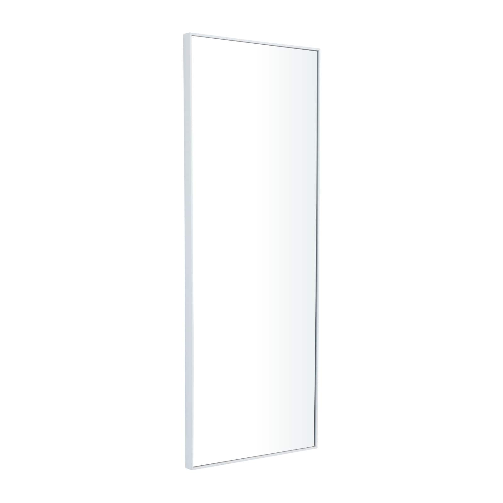 White Contemporary Wall Mirror