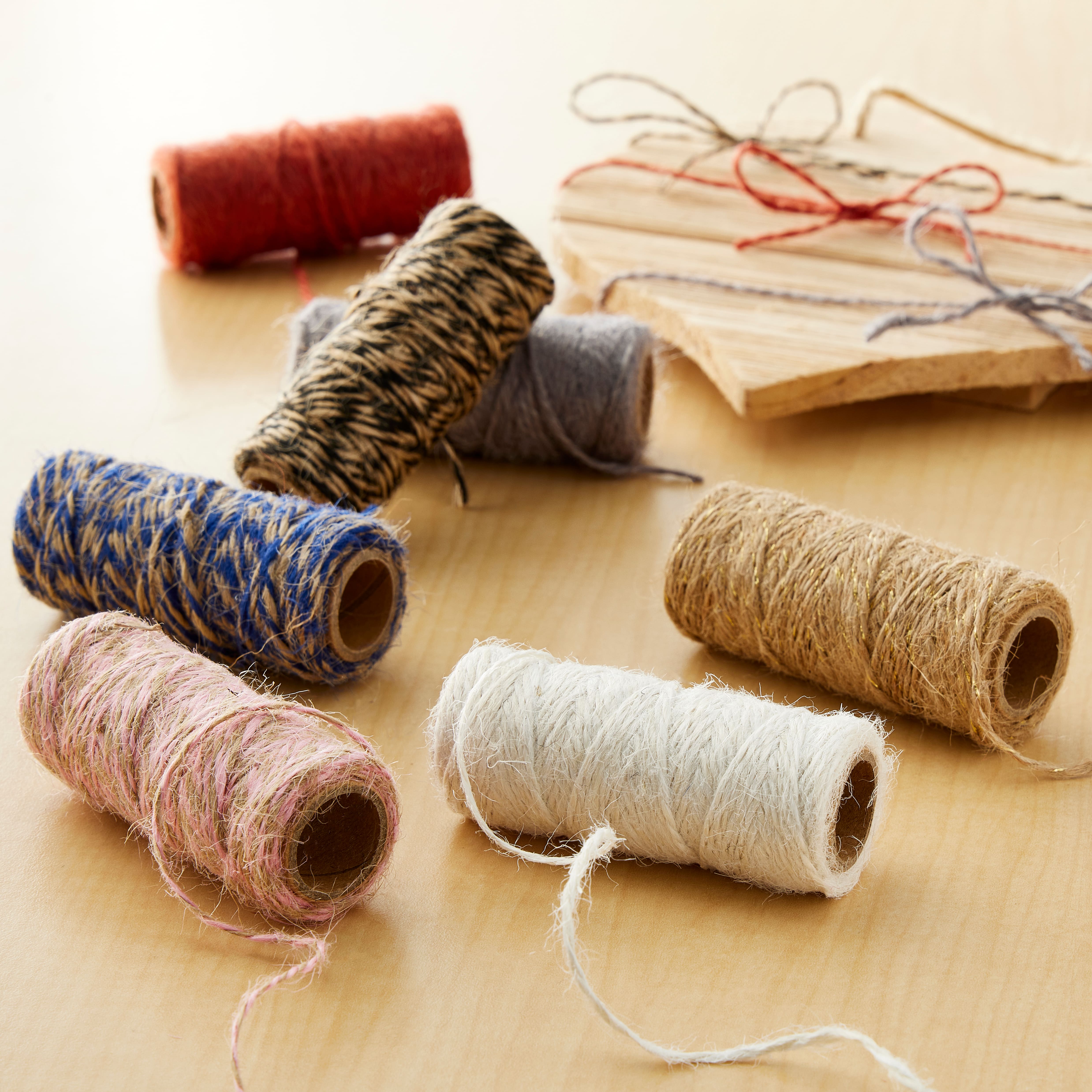 6 Packs: 12 ct. (72 total) Natural Mix Jute Spools by Recollections™