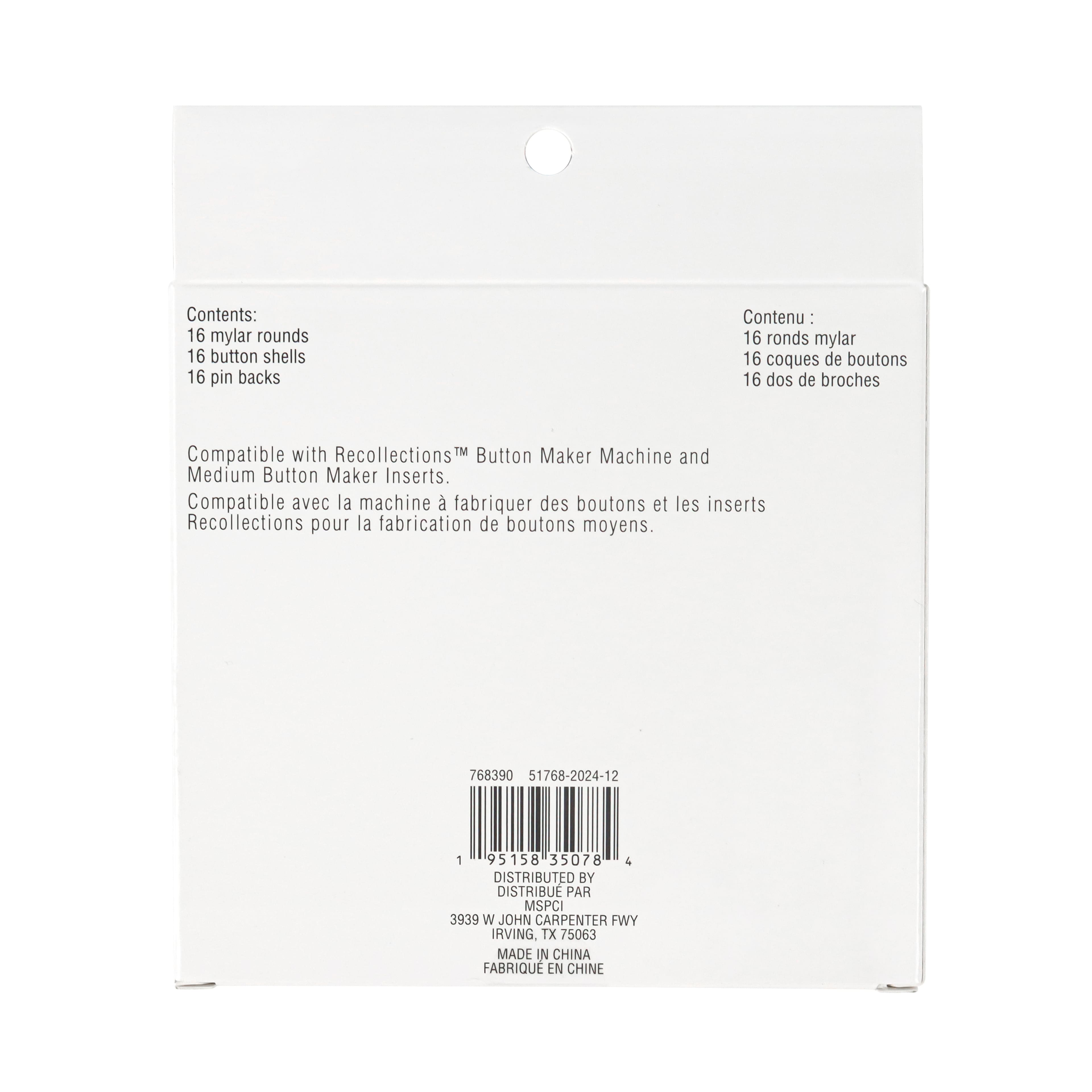 6 Pack: Button Pieces by Recollections