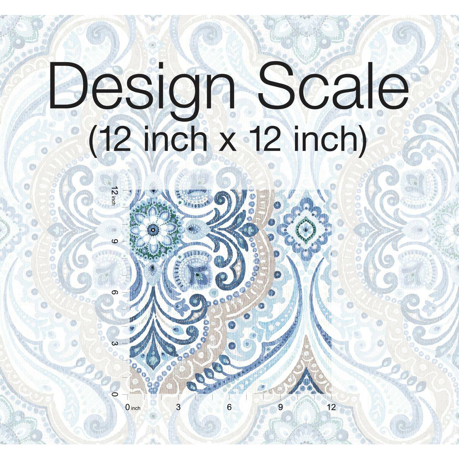 RoomMates Bohemian Damask Peel & Stick Wallpaper