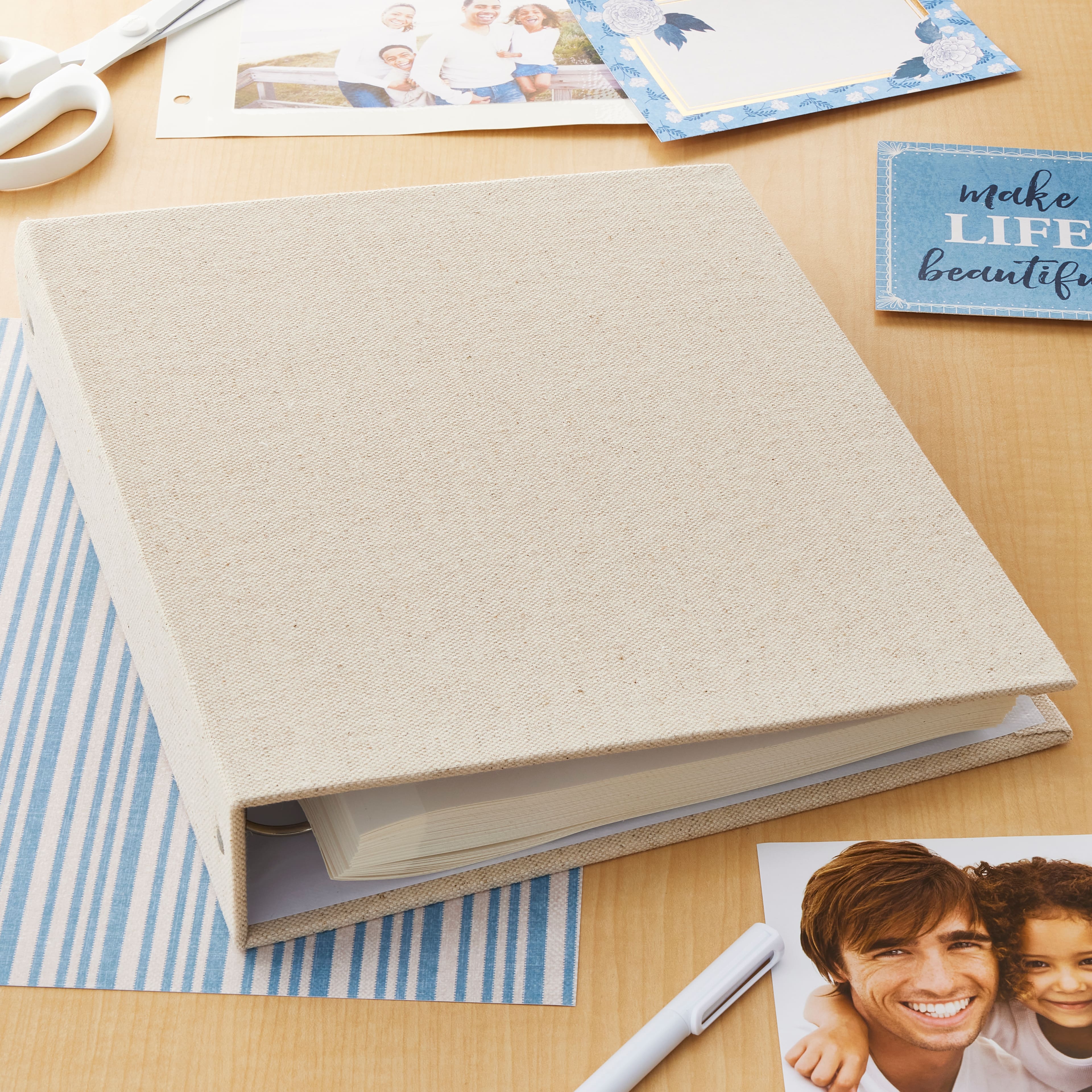 6 Pack: Oat Photo Album with Magnetic Pages by Recollections™