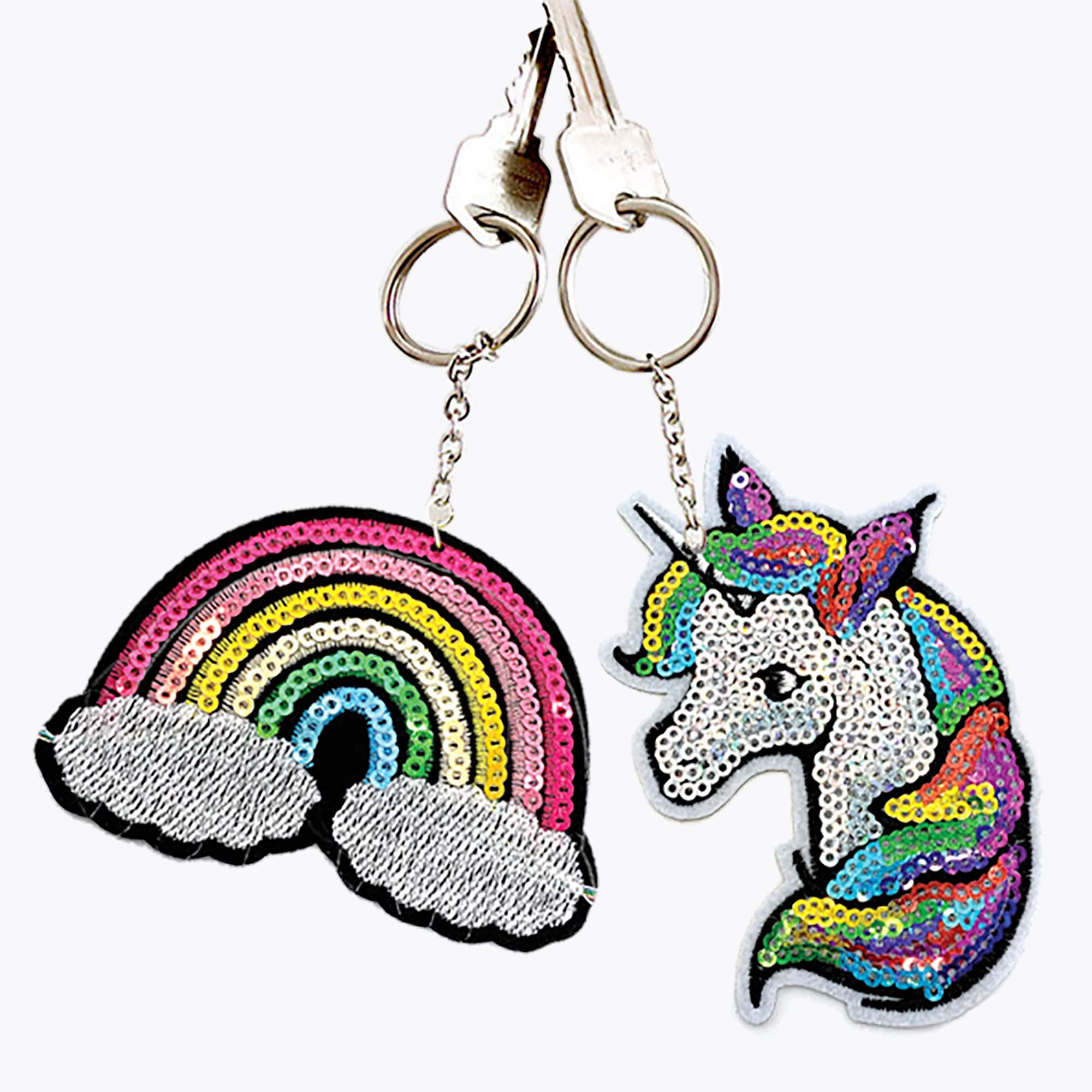 Gwen Studios 3.25" Rainbow Iron-On Patch With Sequins