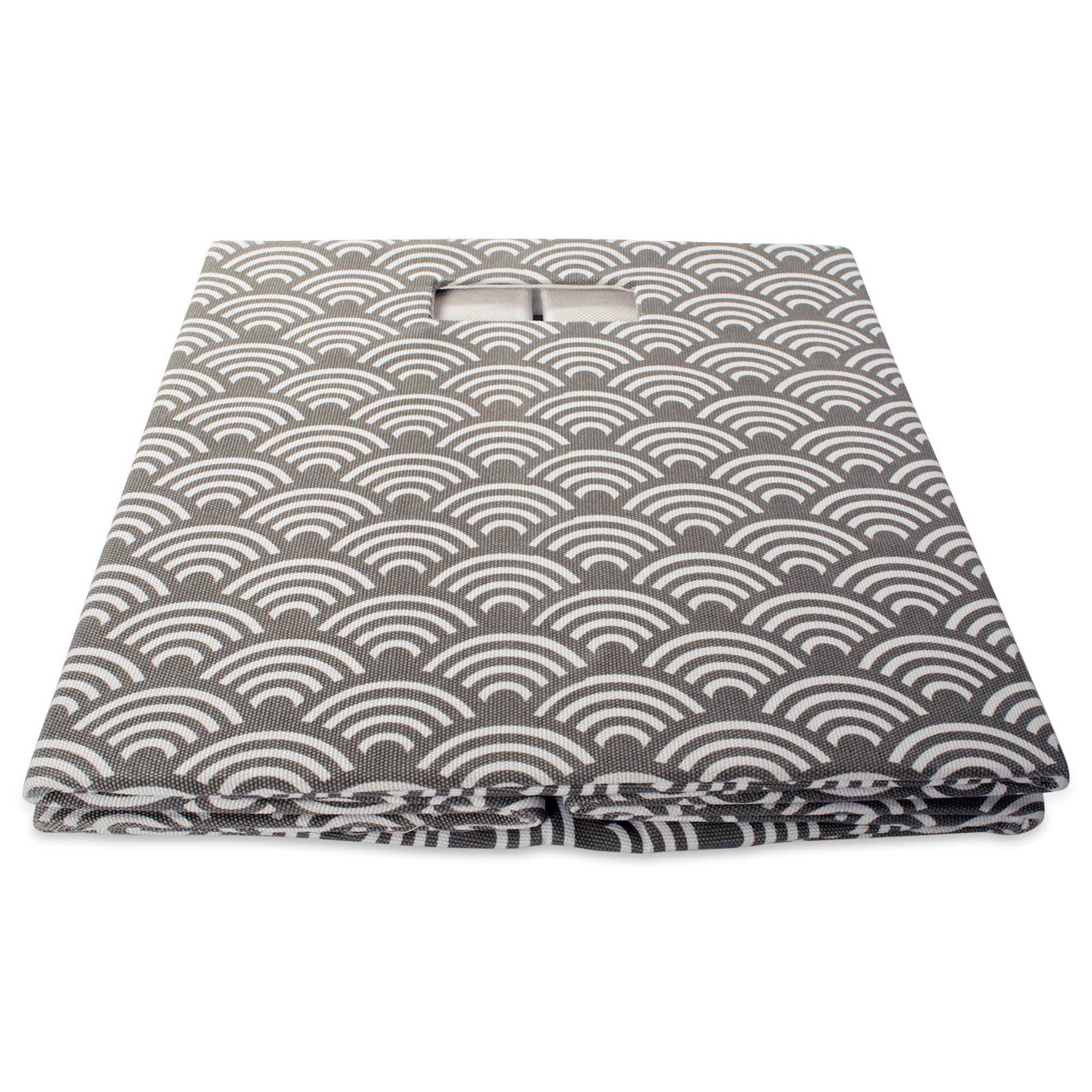 DII® 11" Gray Waves Cube Storage Bin