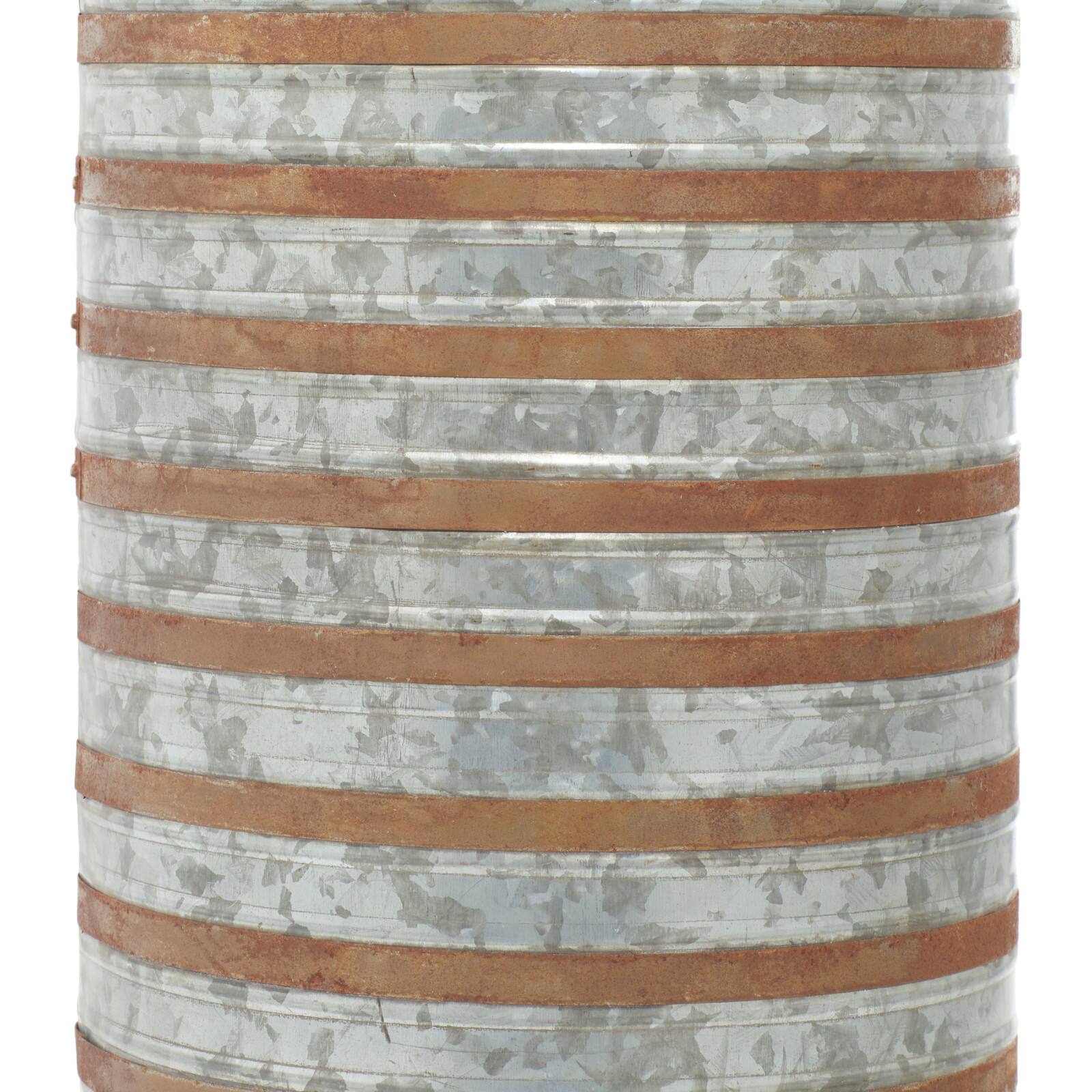Metallic Farmhouse Planter Set 20" & 16"