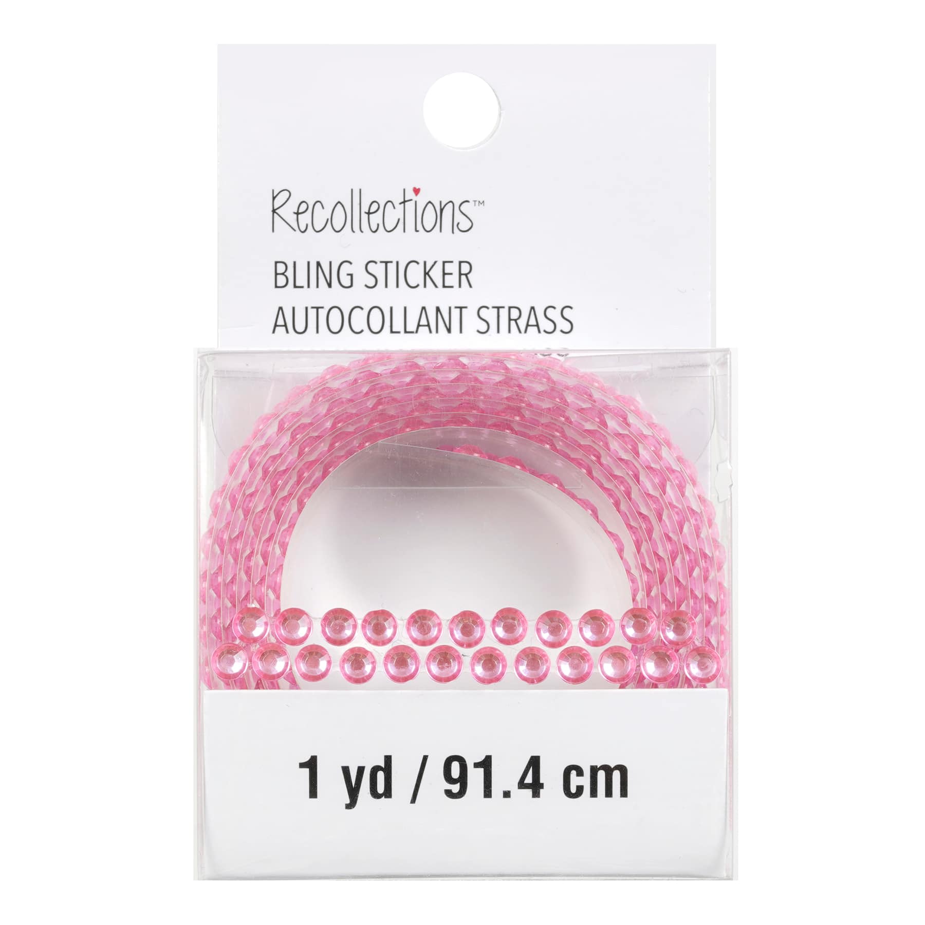 12 Pack: Double Row Rhinestones Stickers by Recollections™ Bling on a Roll