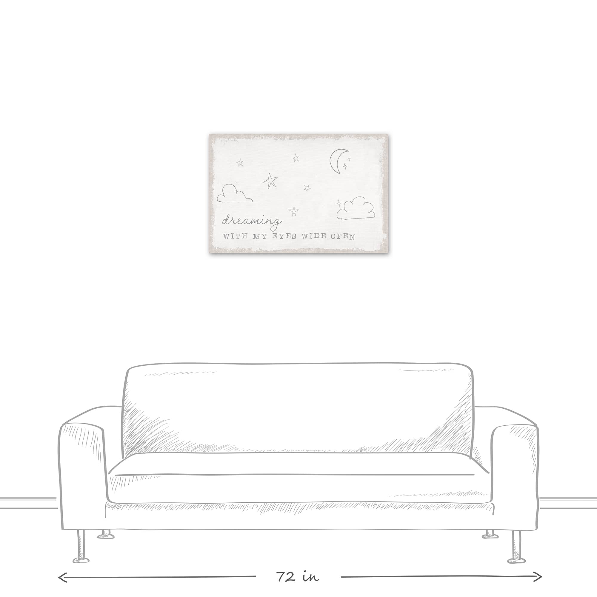 Dreaming with my Eyes Wide Open 20" x 30" Canvas Wall Art