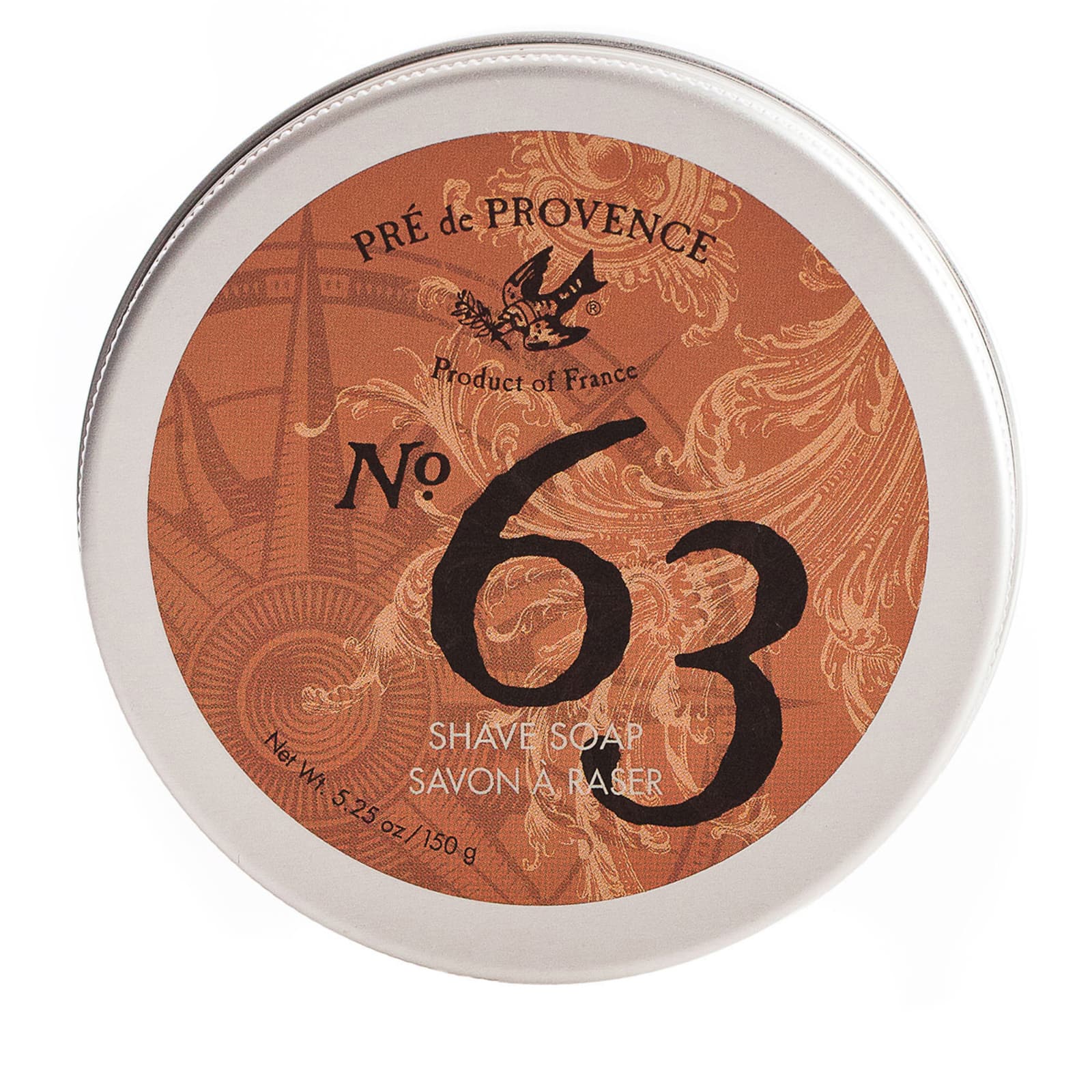 European Soaps No. 63 Men's Shave Soap in Tin, 150g