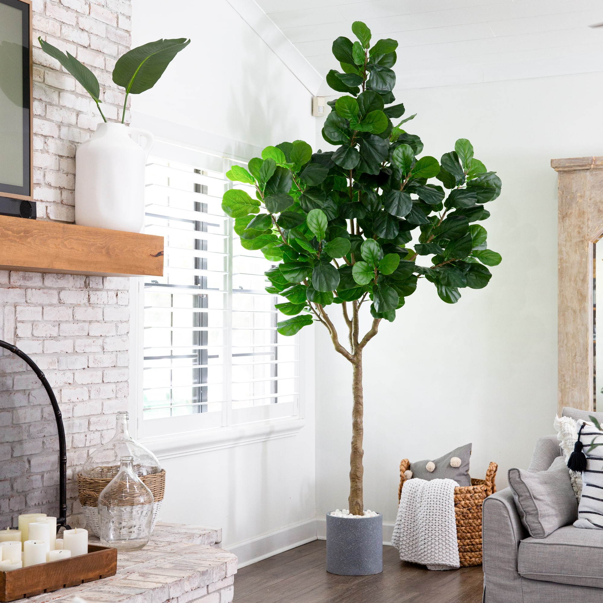 10ft. Artificial Fiddle Leaf Fig Tree