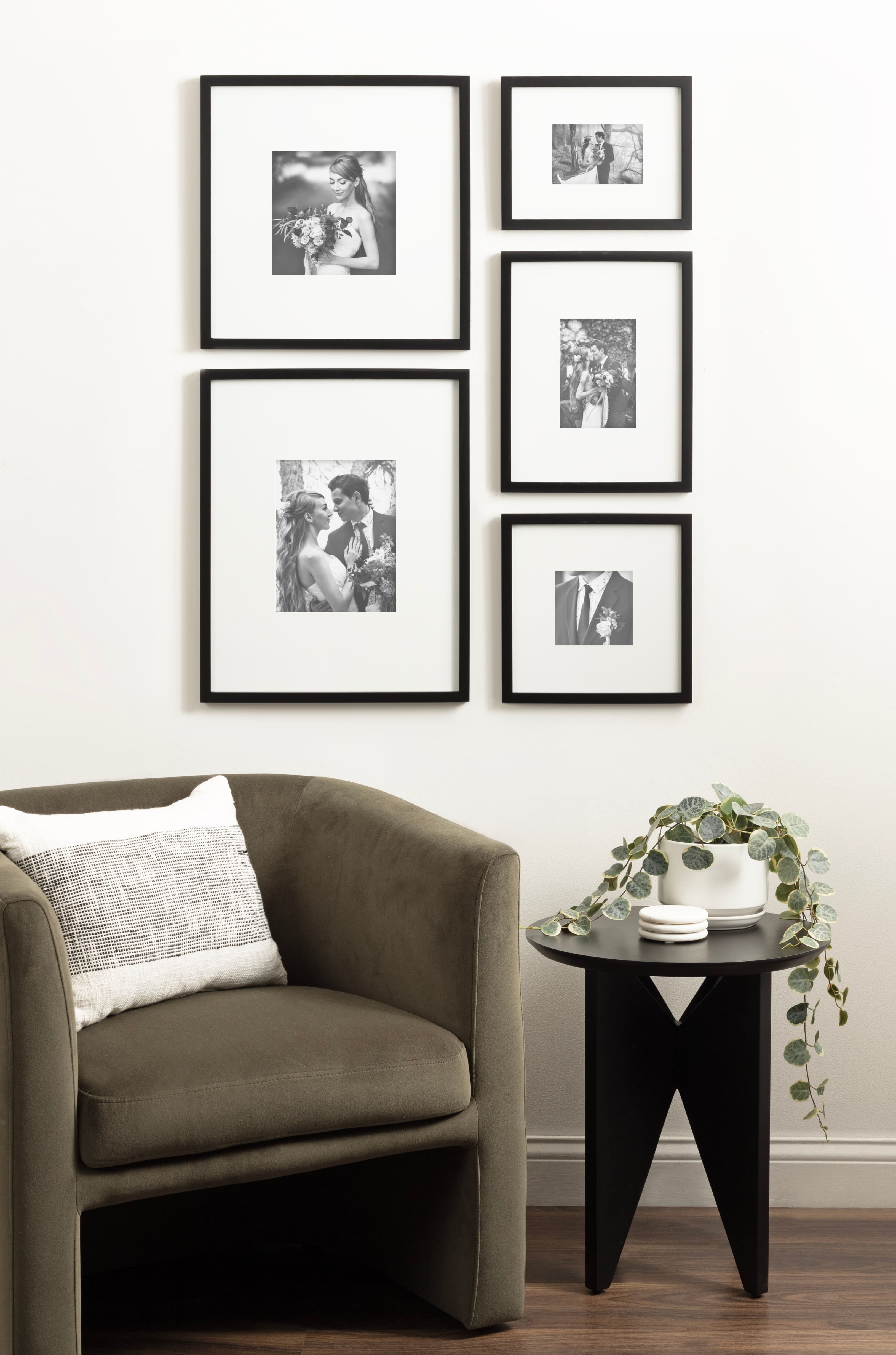 Kate and Laurel Gallery MDF Wall Matted Frame Set
