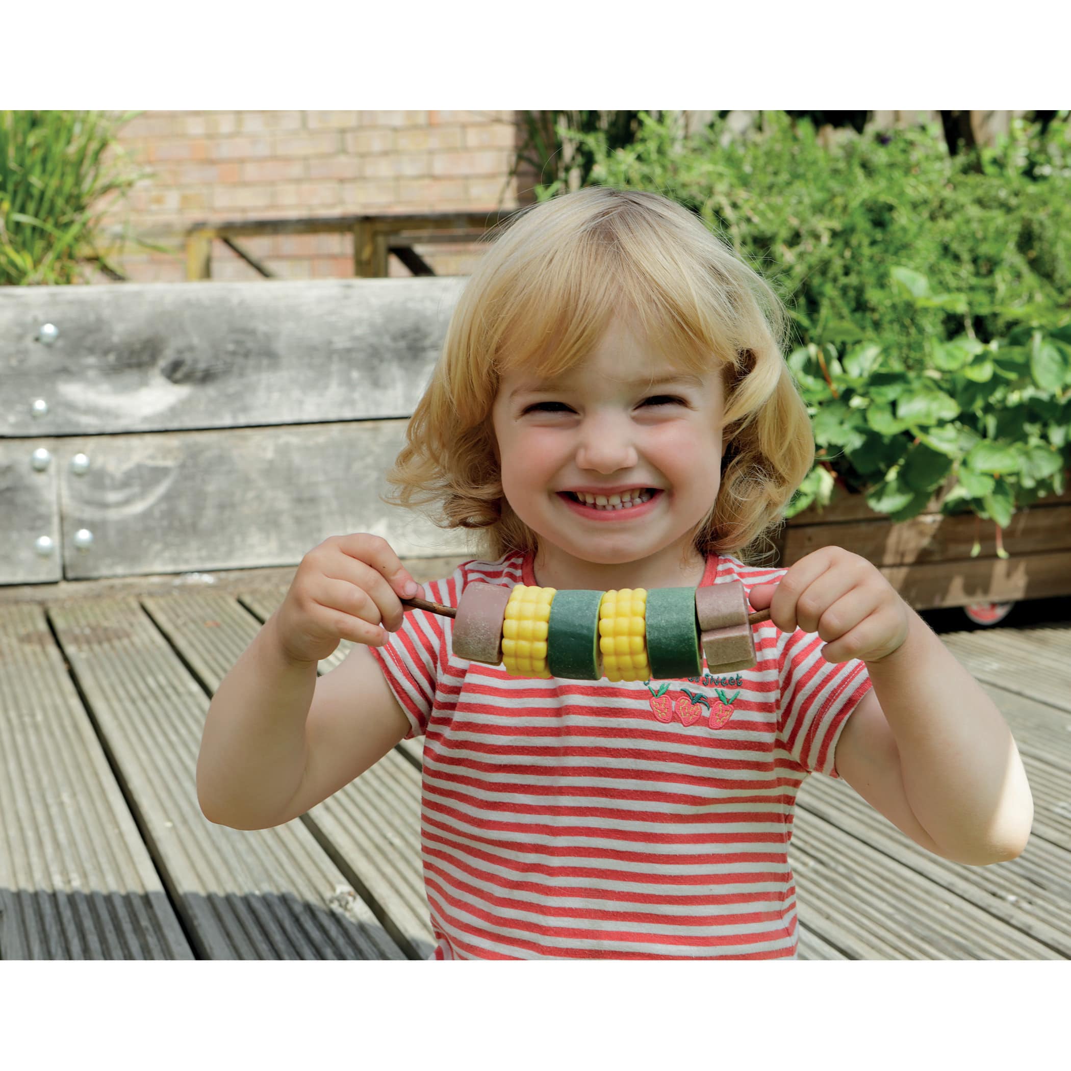 Yellow Door Threading Kebabs Sensory Play Stones Set