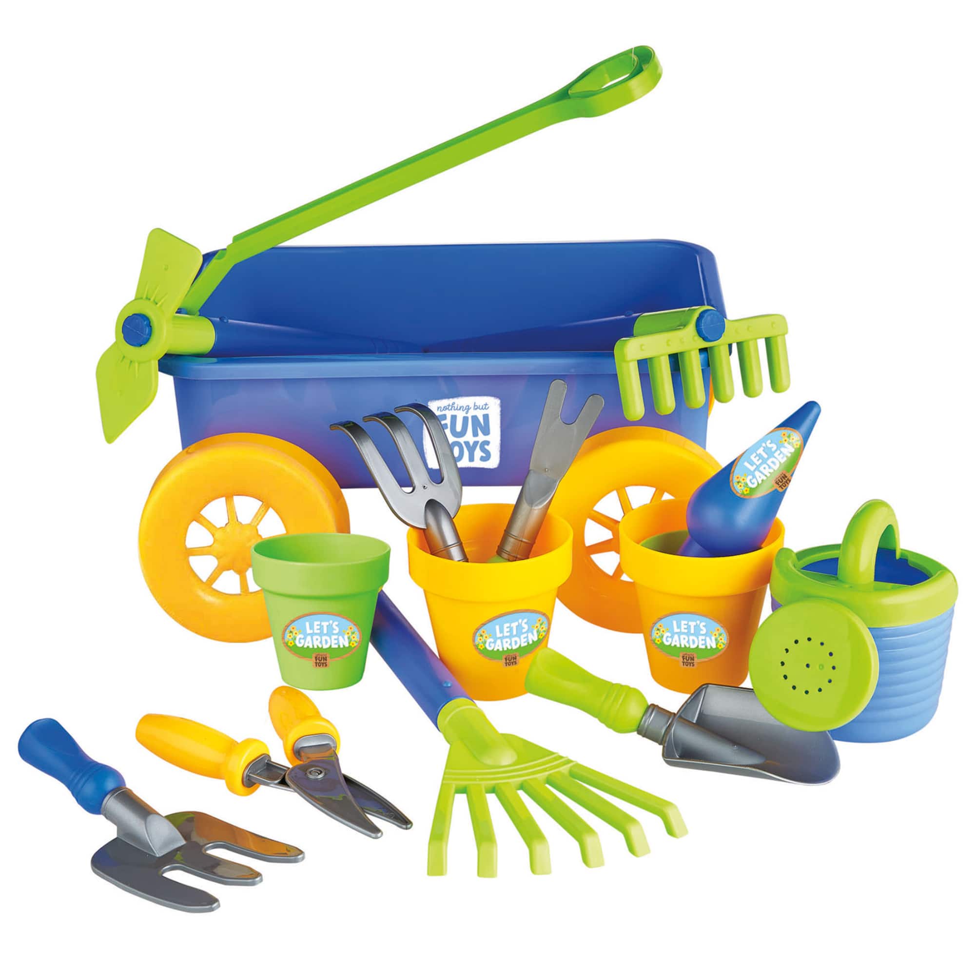 Nothing But Fun Toys Let's Garden Wagon Playset