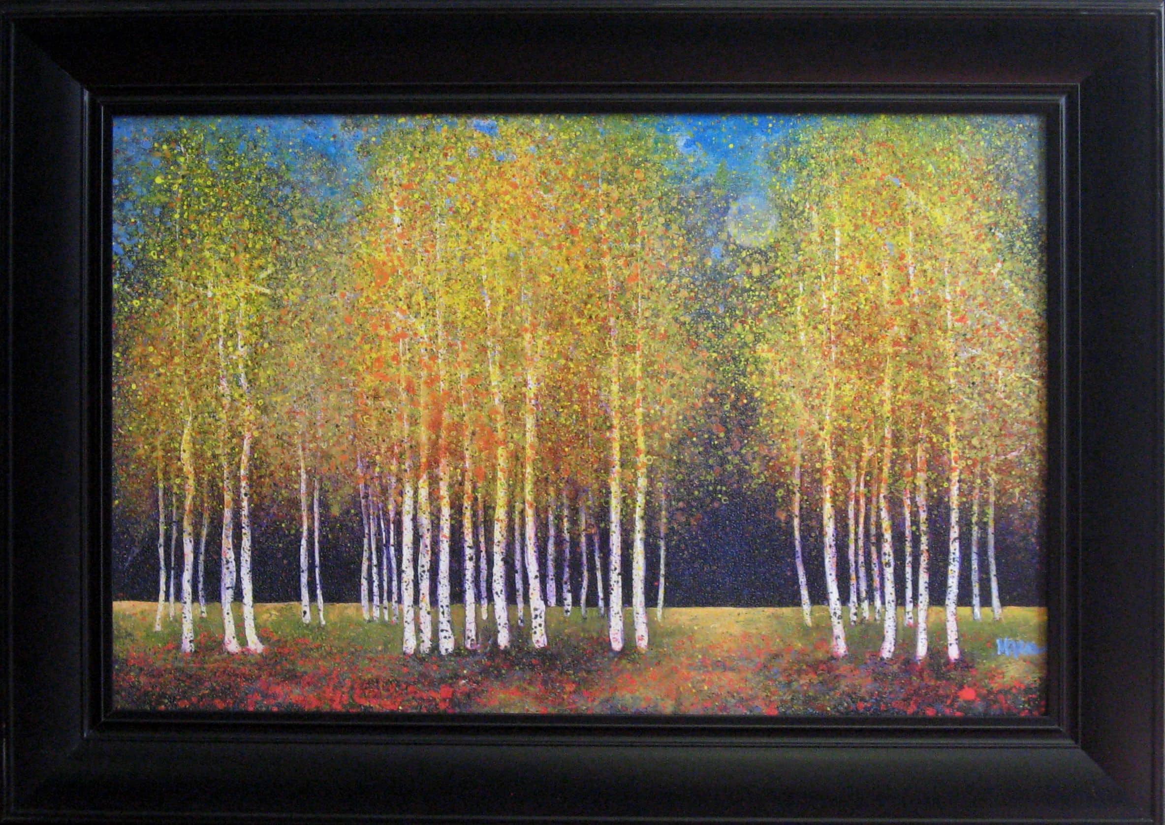 Golden Grove Framed By Melissa Graves Brown 40" x 28"
