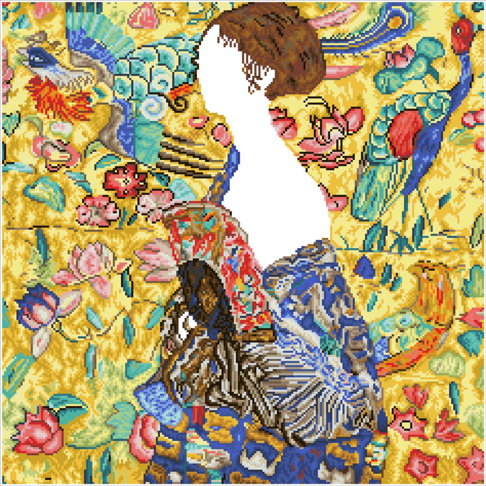 Diamond Dotz® Advanced Lady with Fan (après Klimt) Diamond Painting Kit