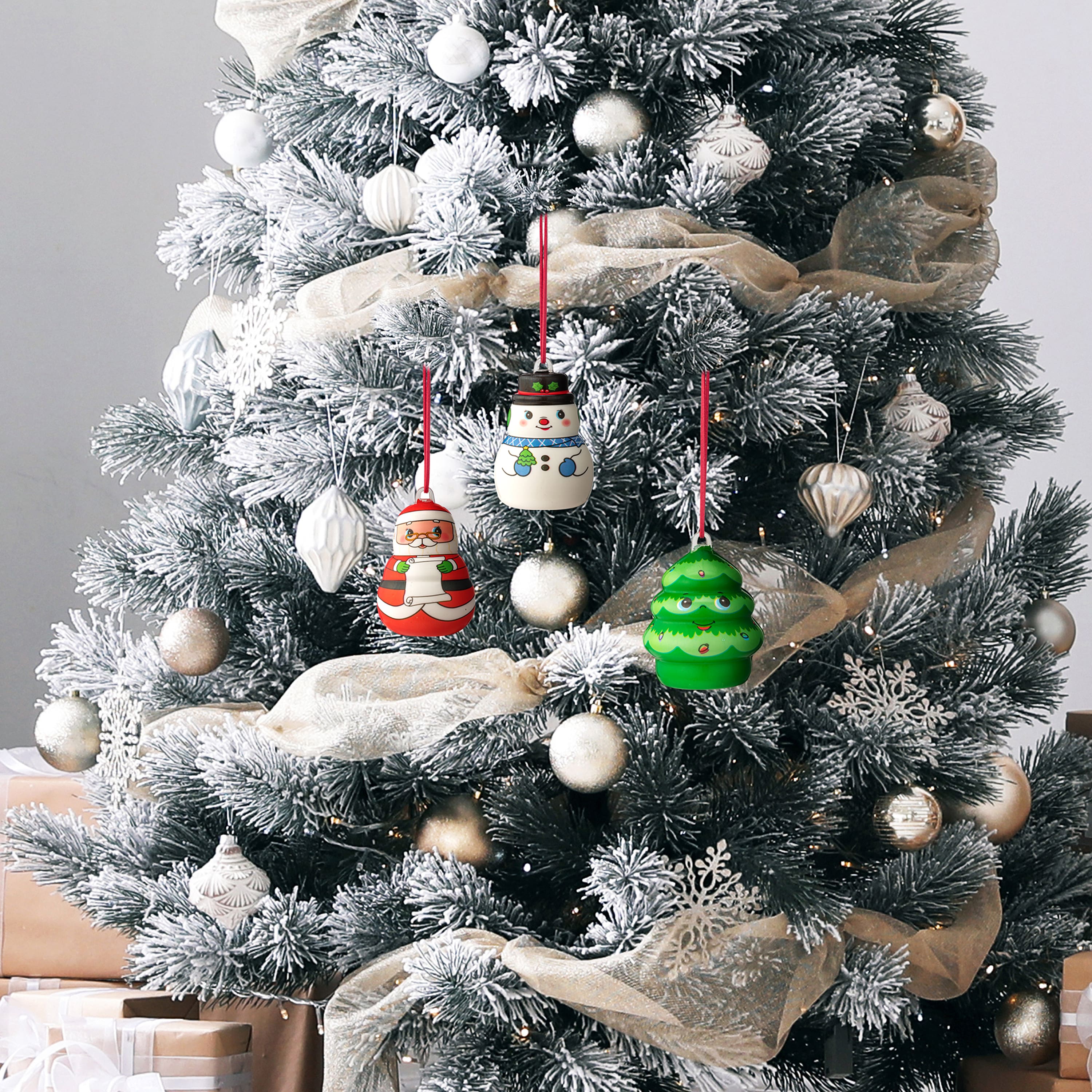Mr. Christmas 3" Musical Marshmelodies Ornaments Set