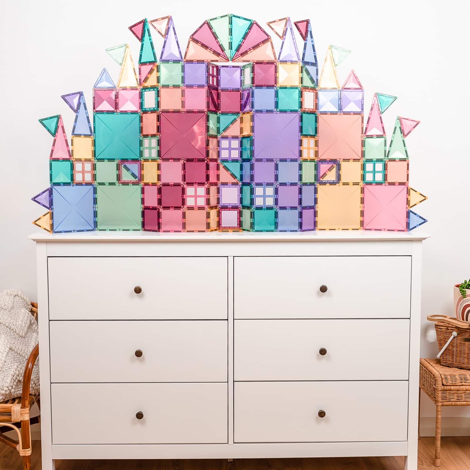 Connetix® Pastel Magnetic Tiles Creative Set