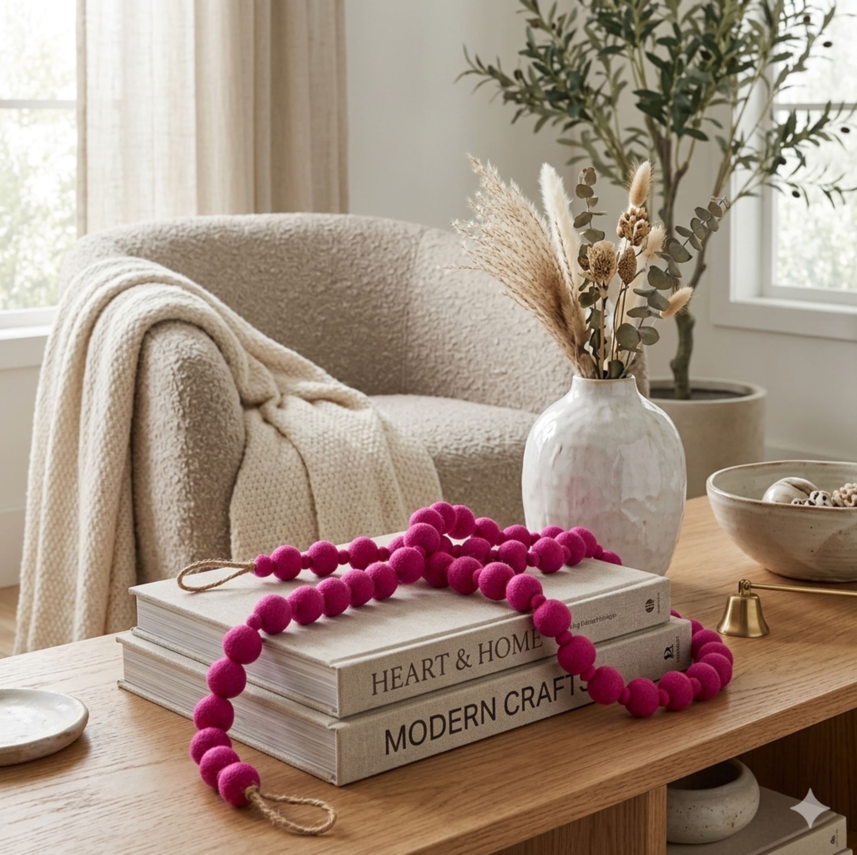 6ft. Pom Pom Decorative Garland by Celebrate It™