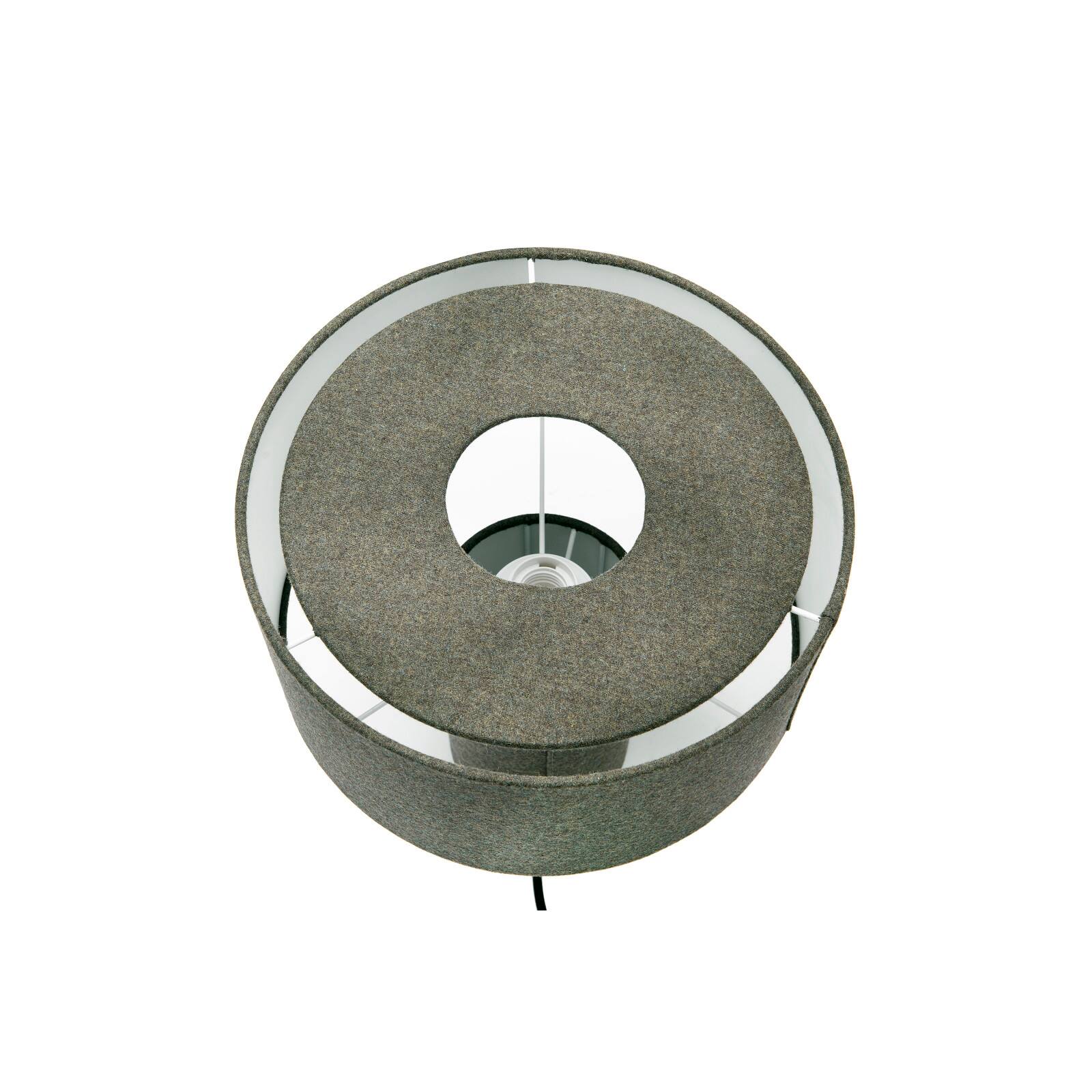 Hello Honey® Gray Wool Blend Table Lamp & Shade Set