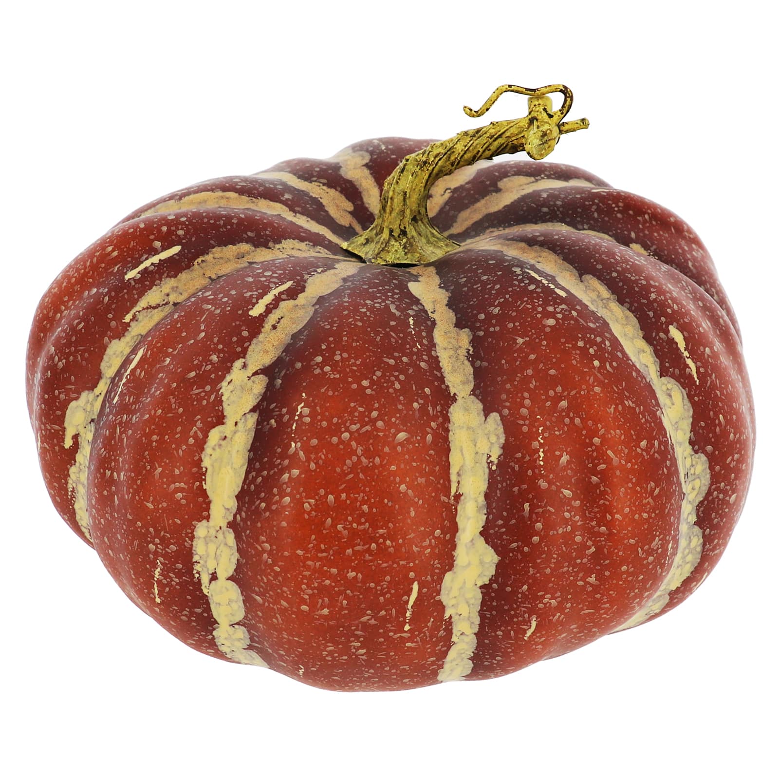 9.5" Red Orange Decorative Pumpkin by Ashland®