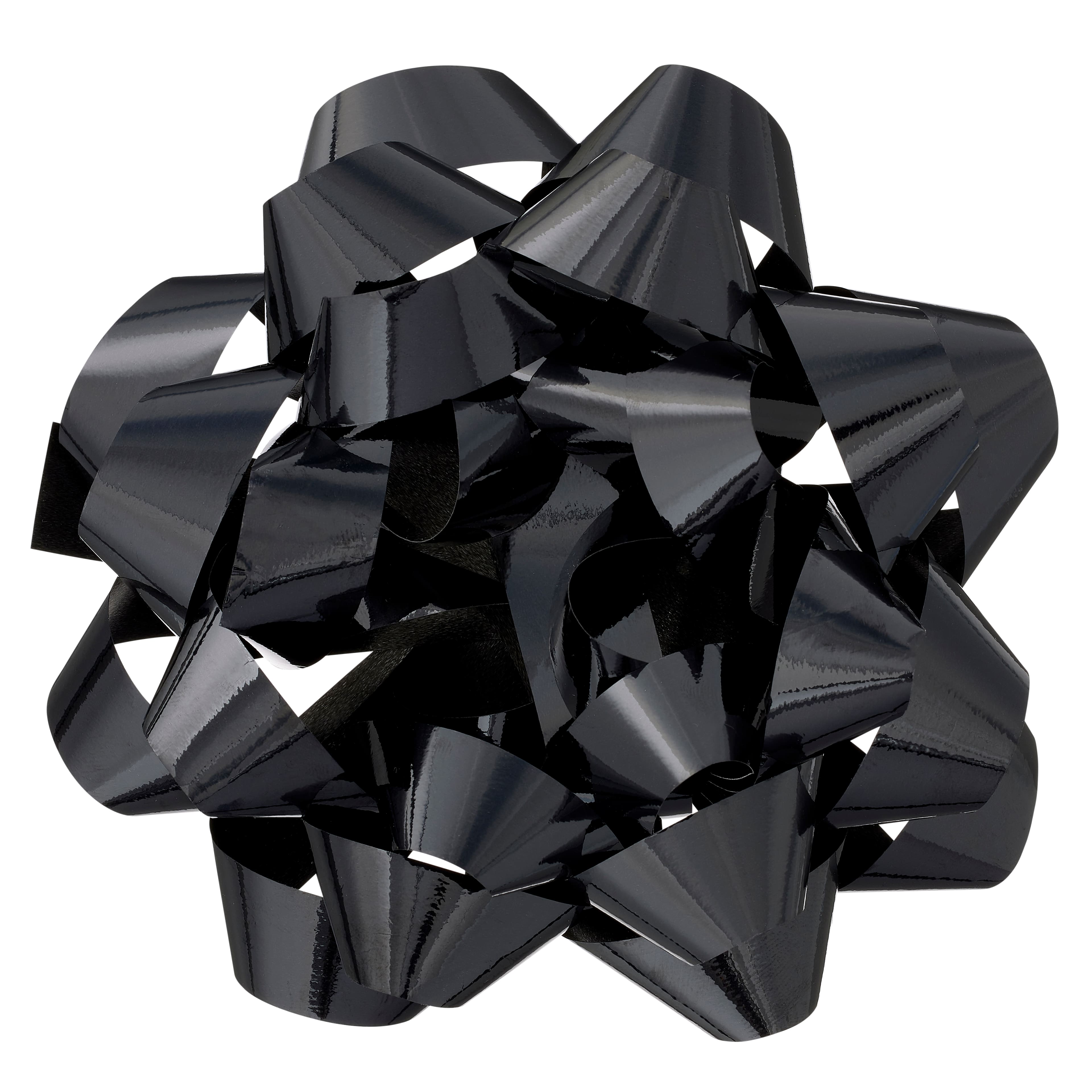 5.75" Black Lacquer Gift Bow by Celebrate It™