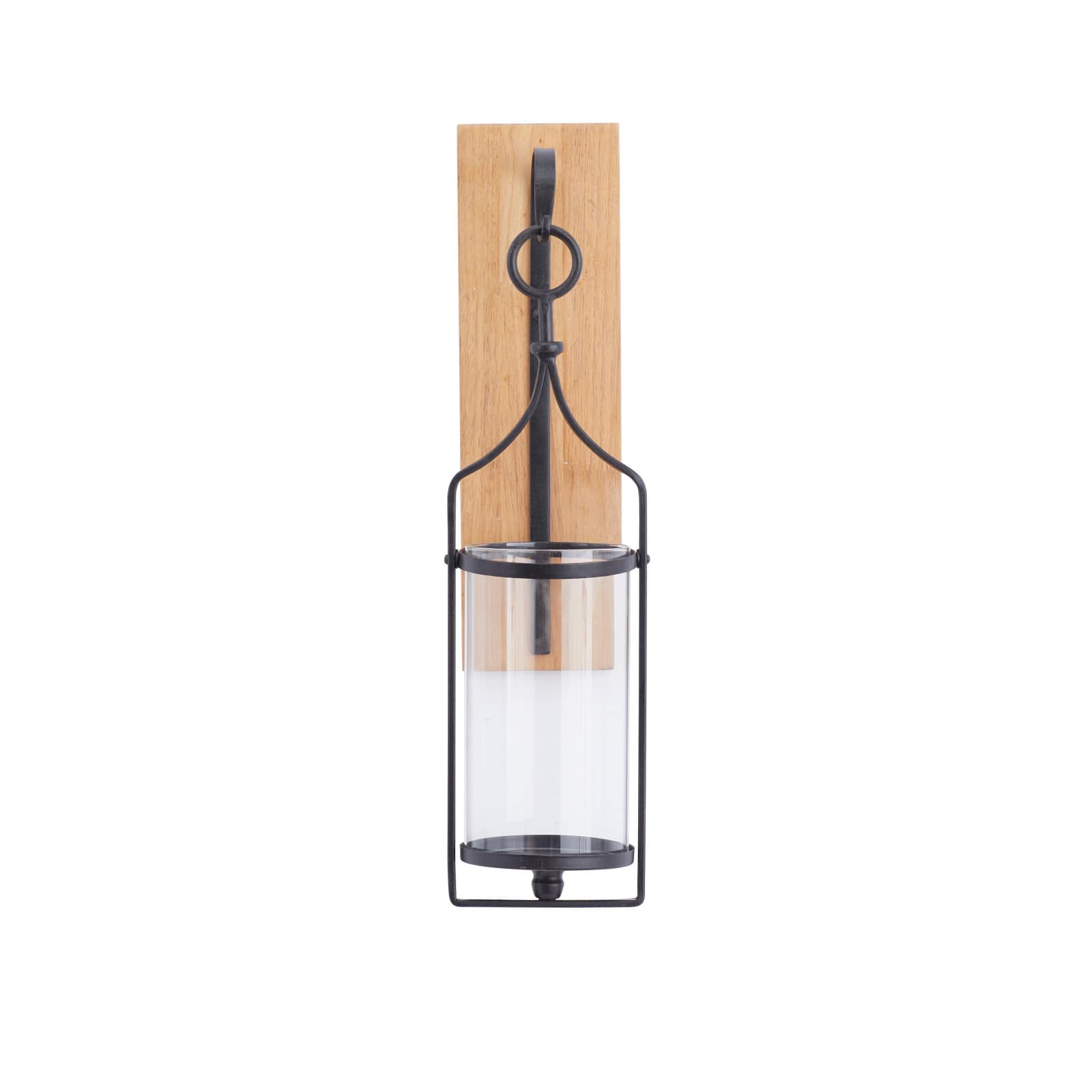 Black Poplar Farmhouse Wall Sconce, 6" x 6" x 7"