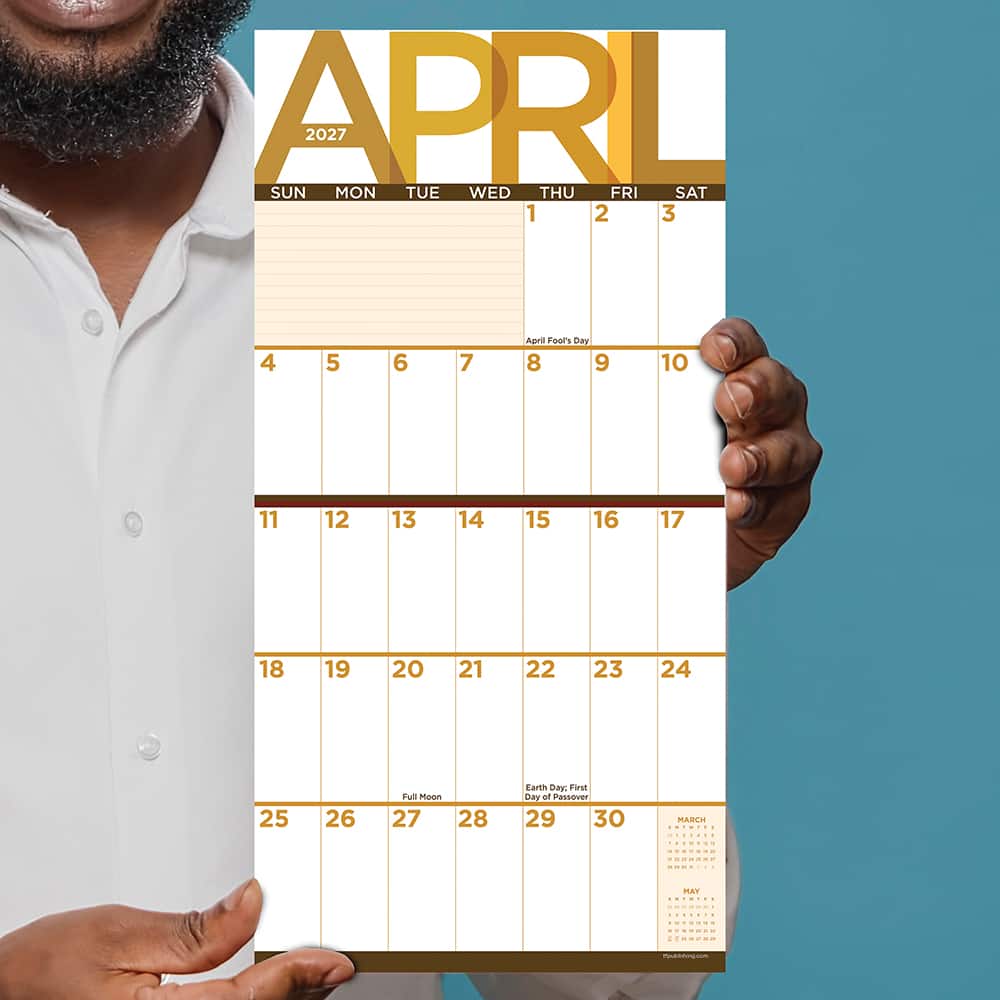 2027 Big Print Mini Calendar