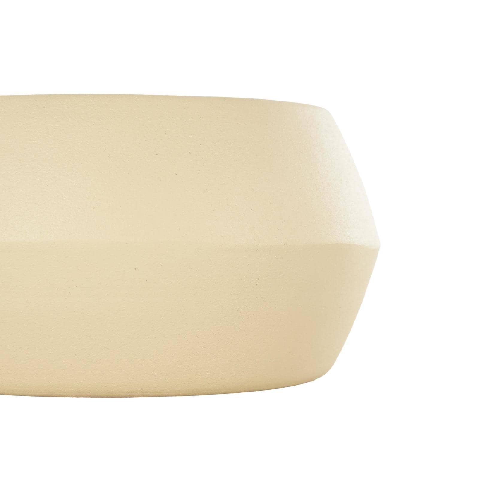 Ivory and Iris 6.25" Beige with White Wax 3 Wick Rose Blossom & Sandalwood Scented Textured Metal Candle