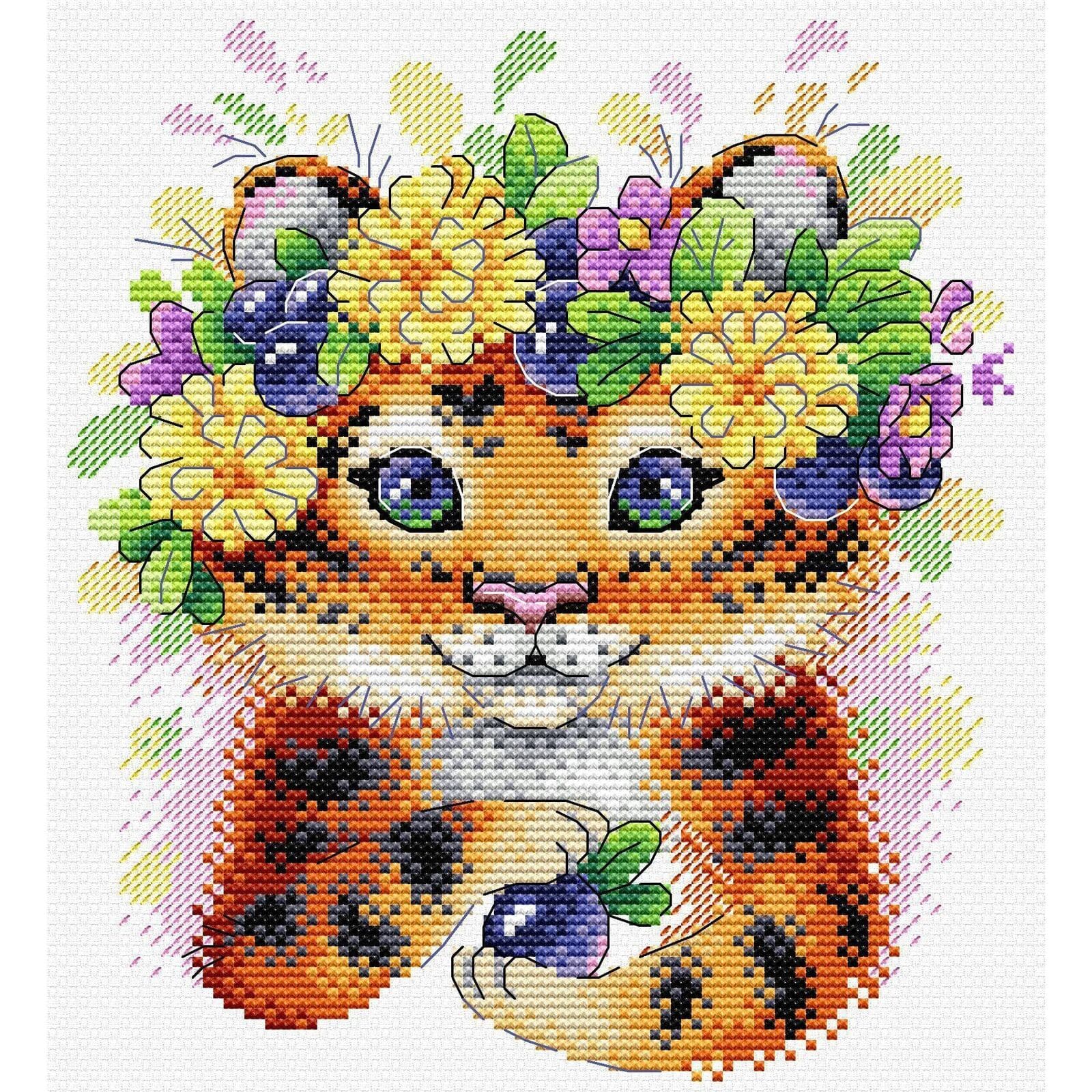 MP Studia On A Summer Day Counted Cross Stitch Kit