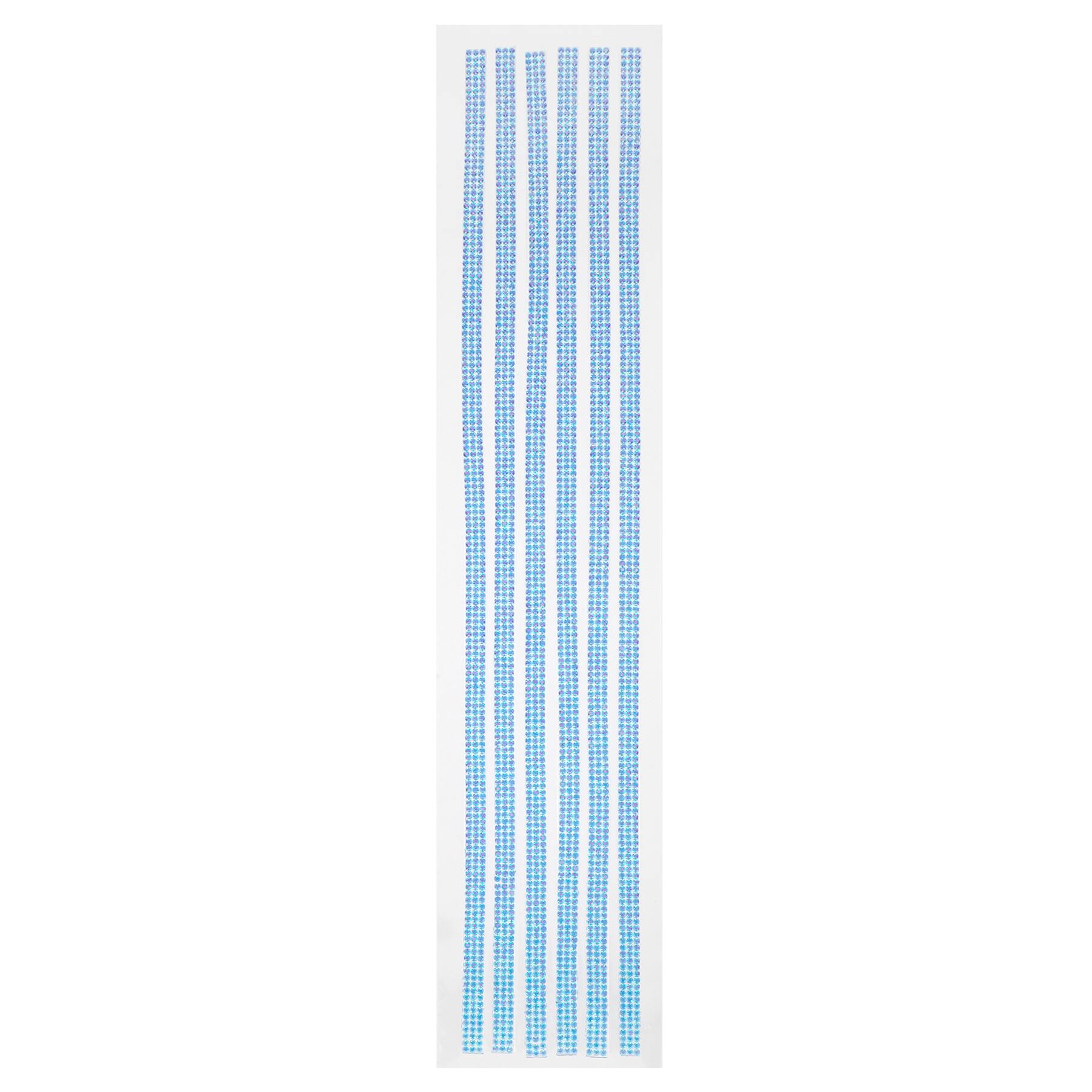 12 Packs: 6 ct. (72 total) Dark Blue Iridescent Micro Gem Strips by Recollections™