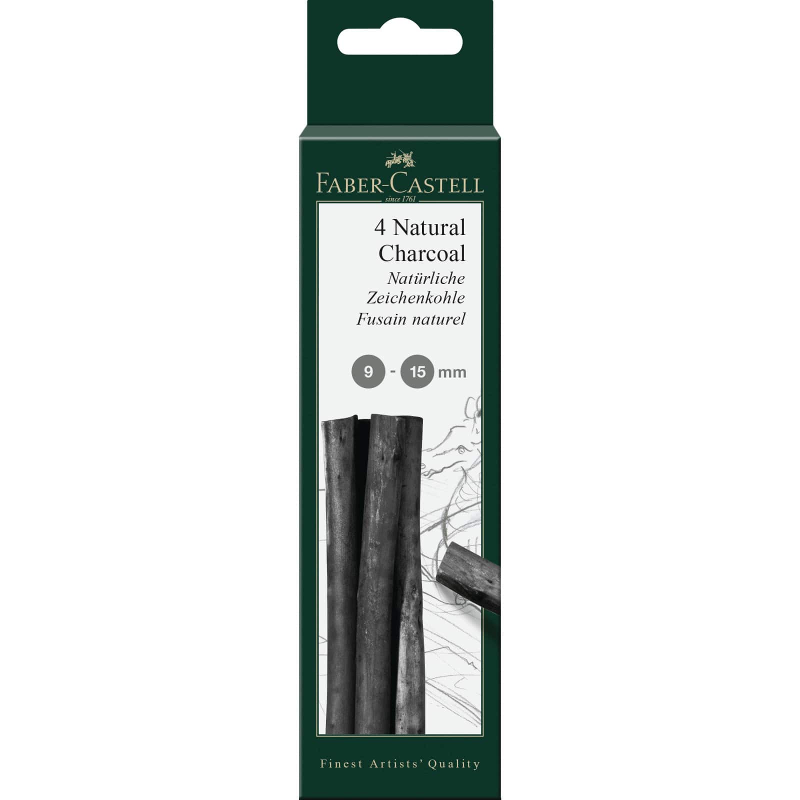 Faber-Castell® Pitt® Natural Willow Charcoal, 4ct.