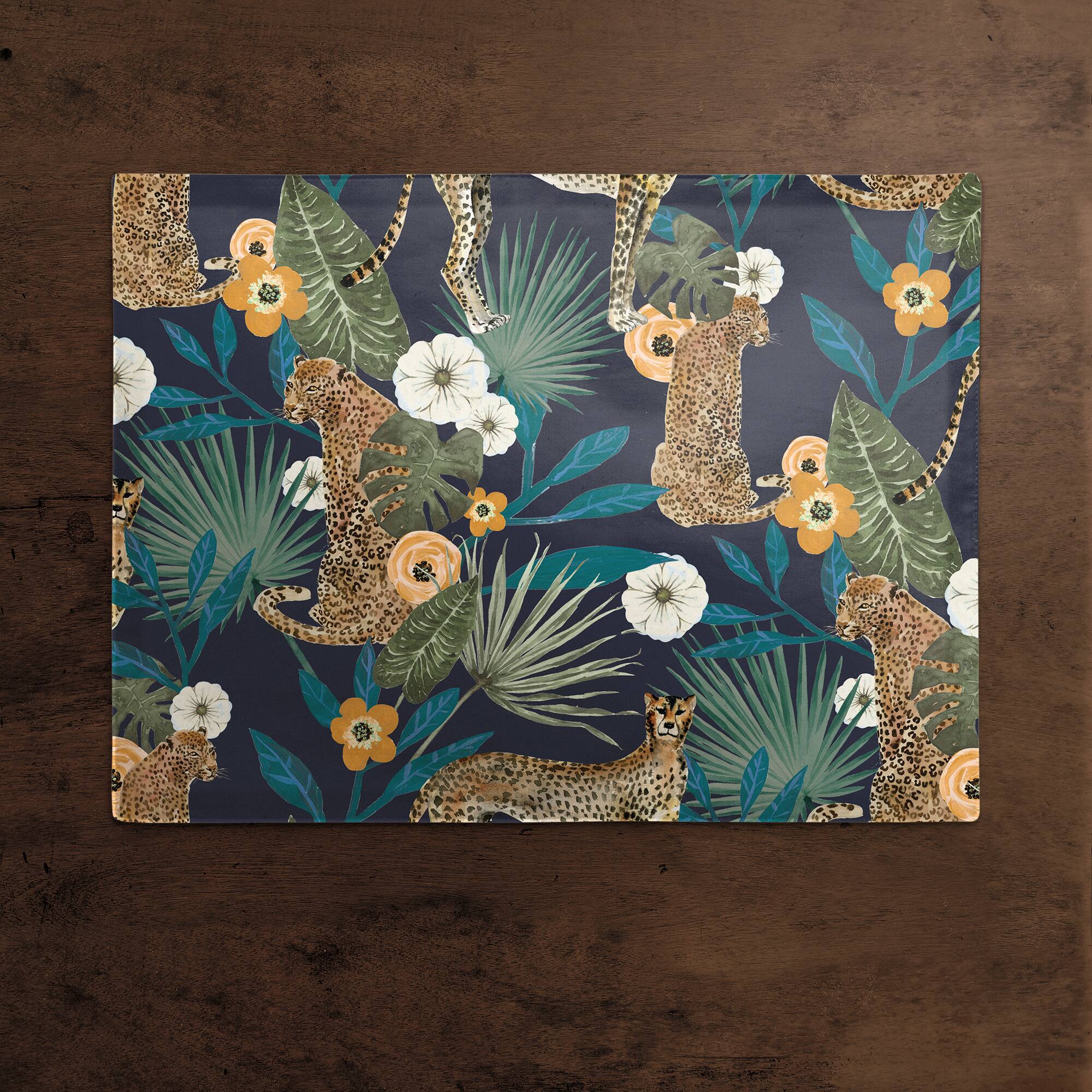 Tropical Cheetah Cotton Twill Placemat