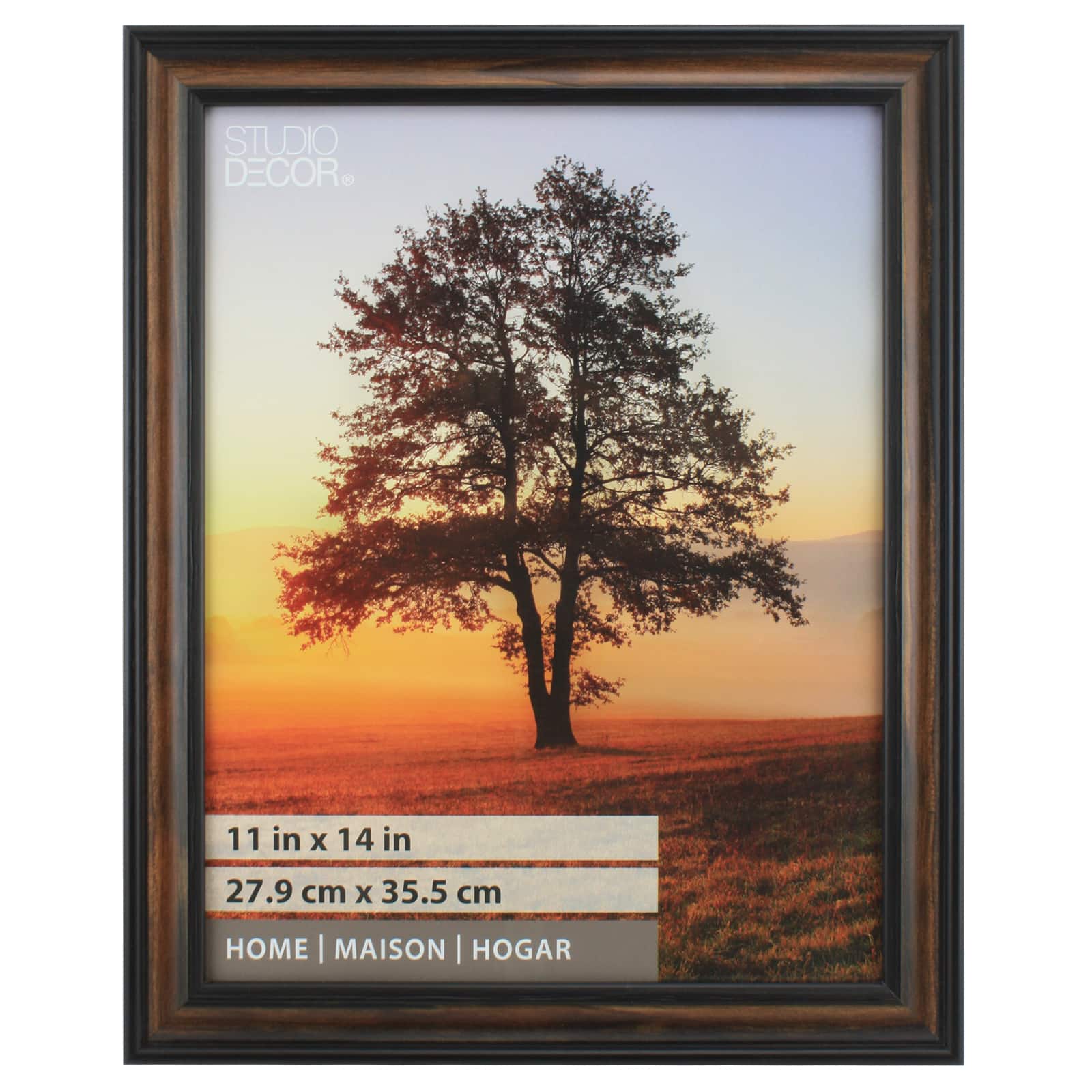 Home Brown & Black Thin Frame by Studio Décor®