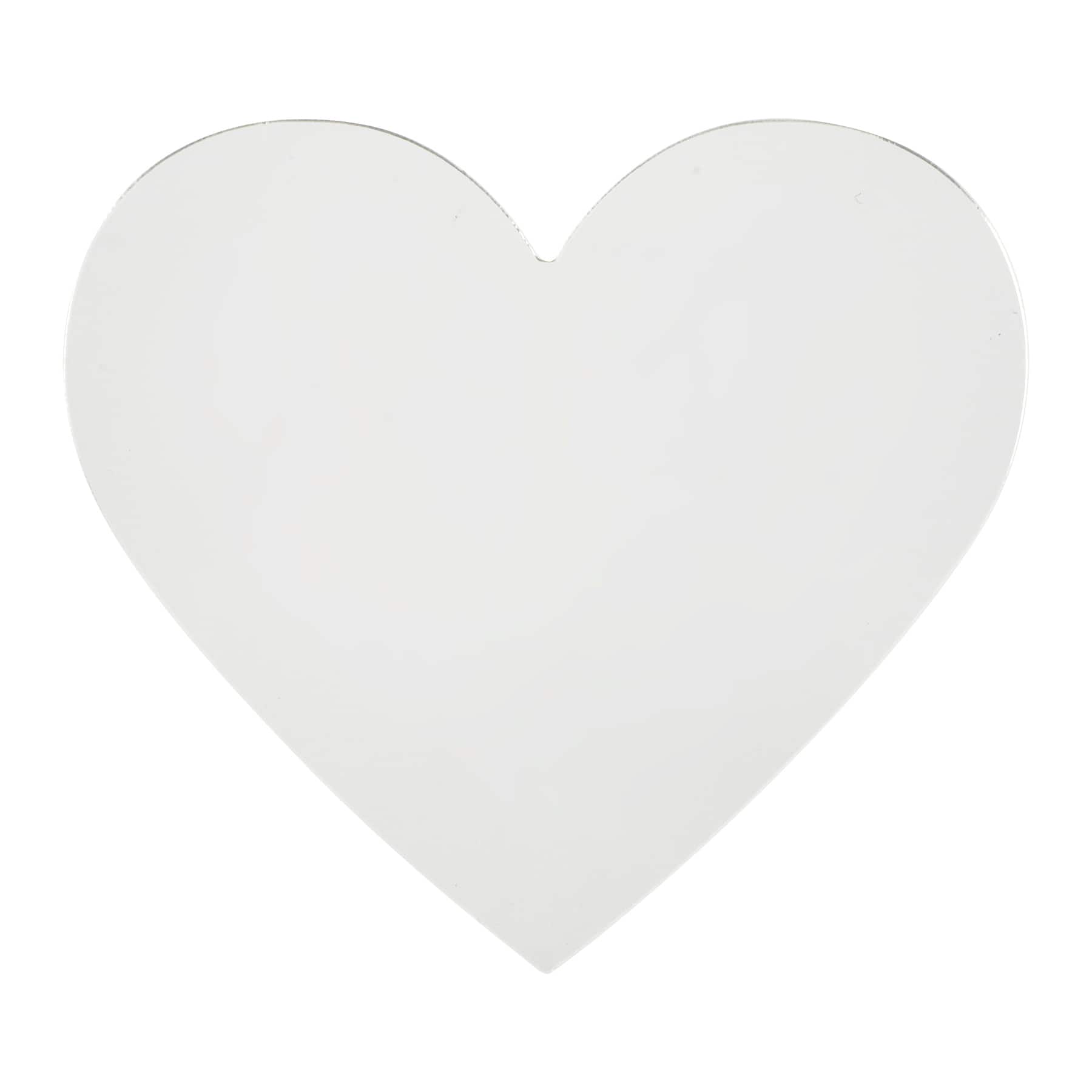 4" Acrylic Heart Blanks, 6ct. by Make Market®