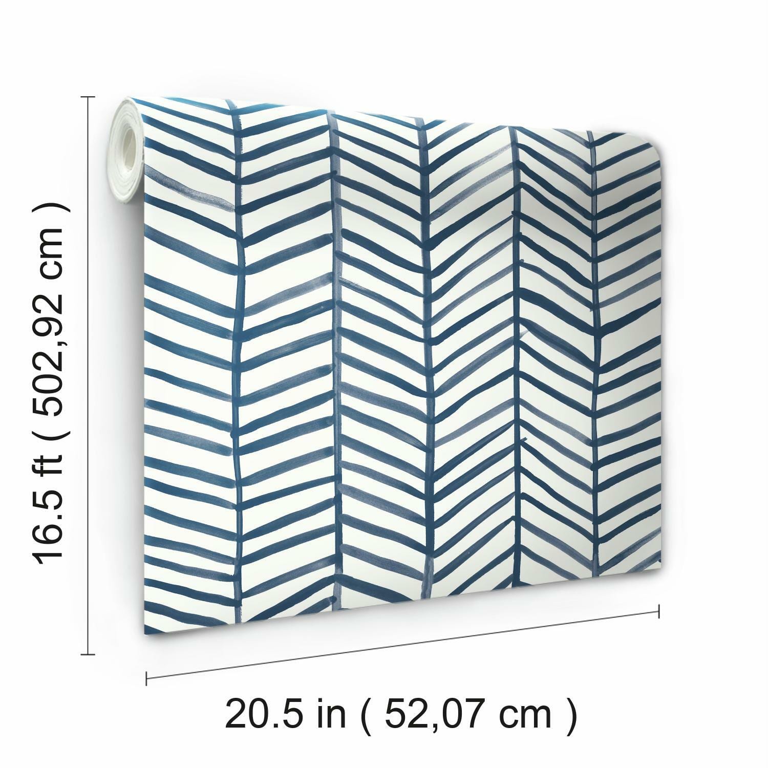 RoomMates Cat Coquillette Herringbone Peel & Stick Wallpaper