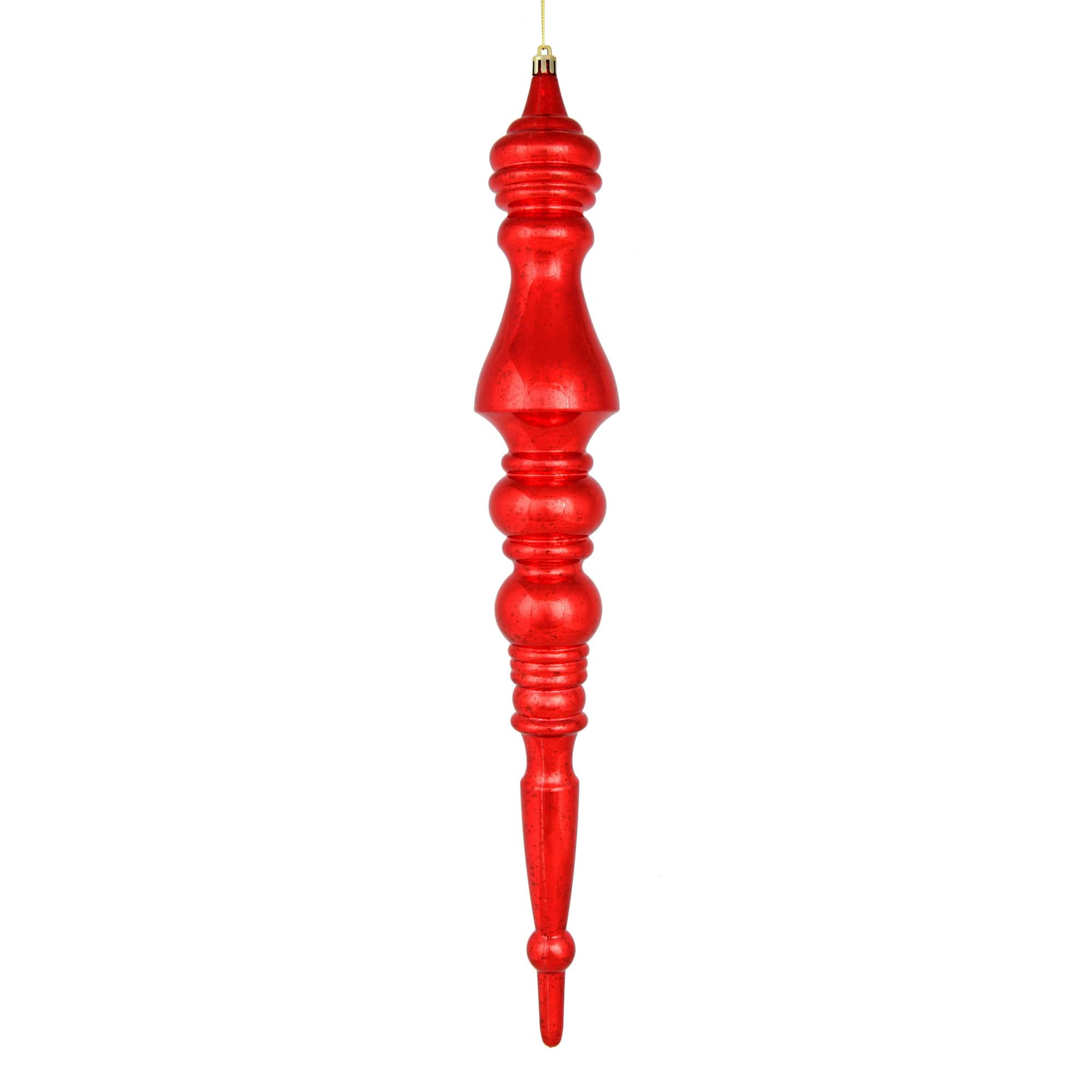 Vickerman 20" Red Mercury Finial Ornament