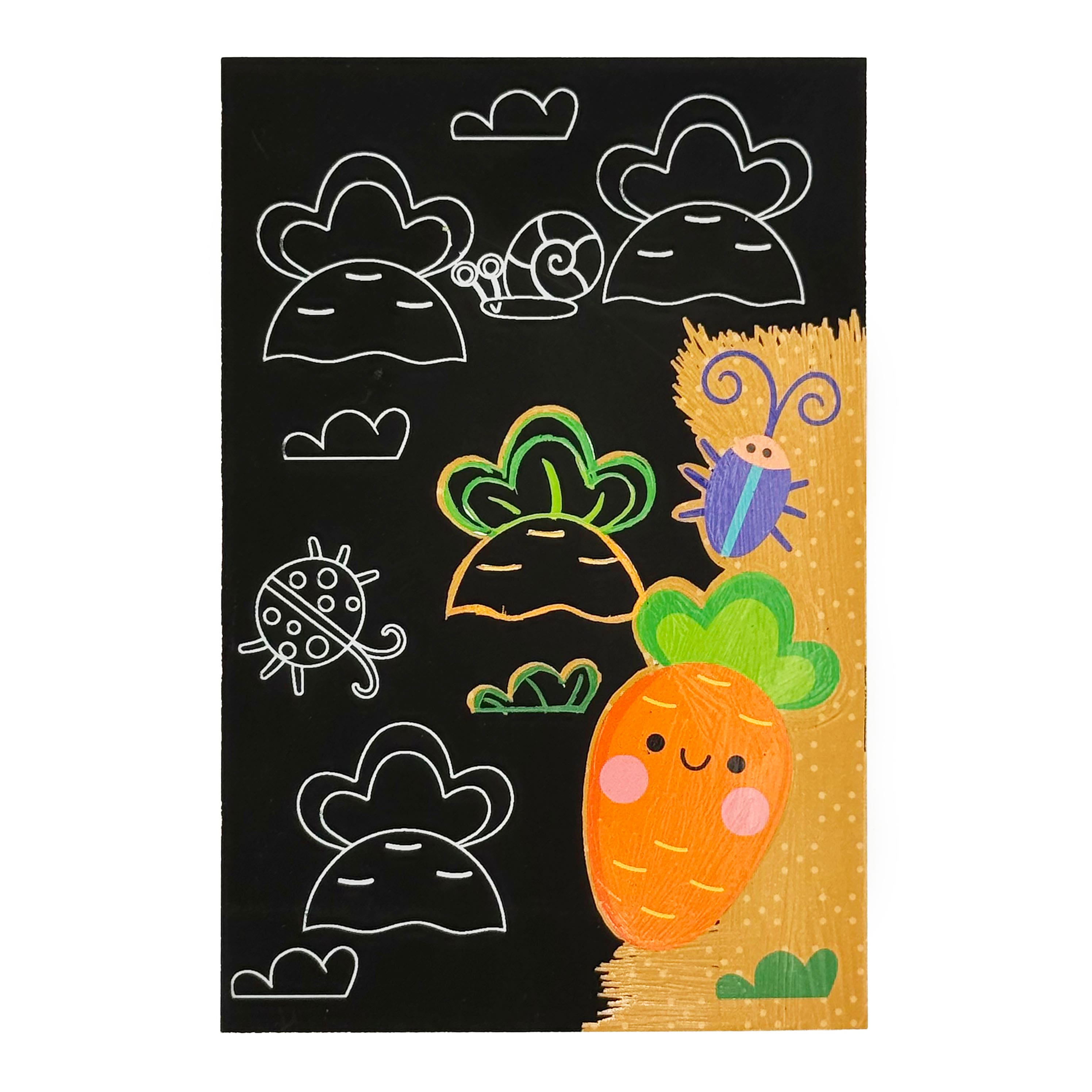 Little Yellow Bicycle® Bunny Mini Scratch Art Kit