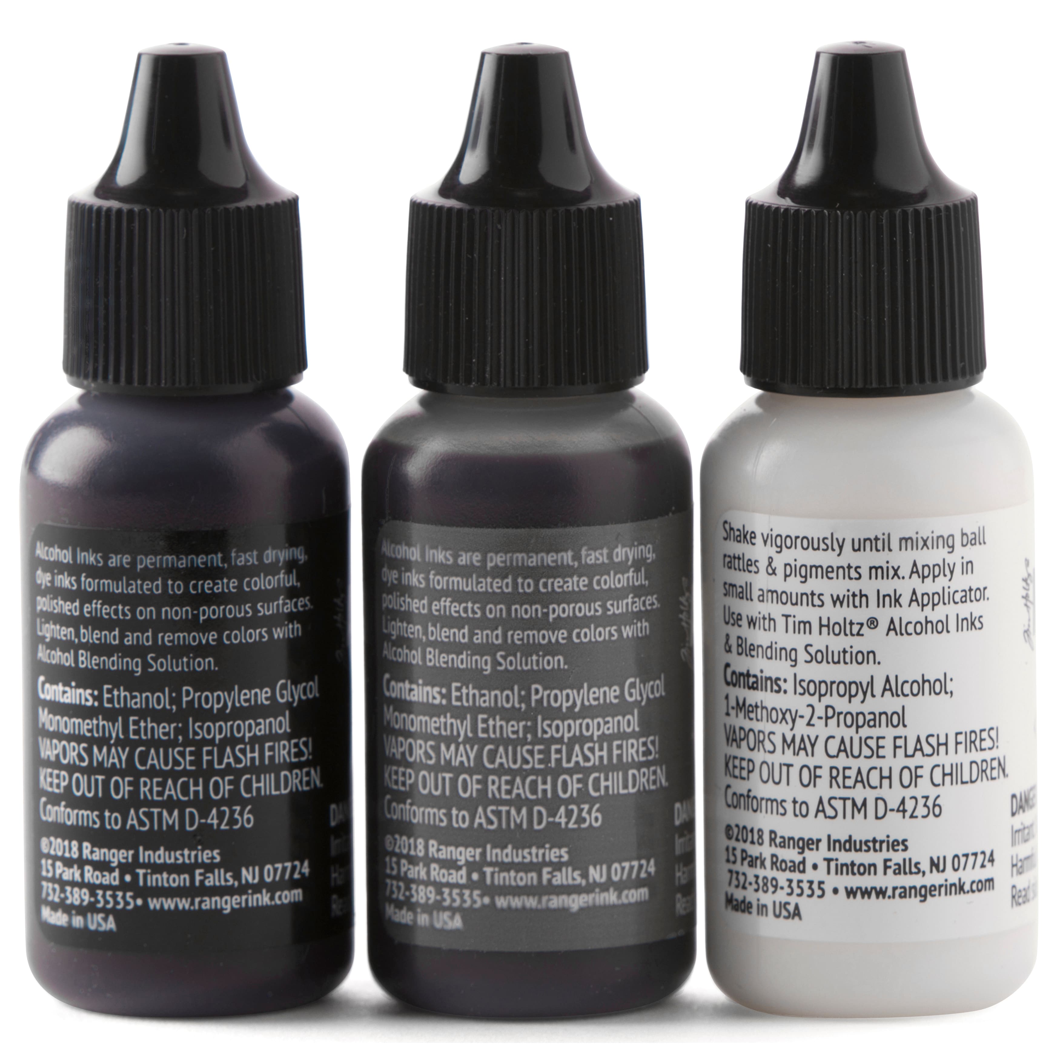 6 Packs: 3 ct. (18 total) Tim Holtz® Granite Alcohol Ink Set