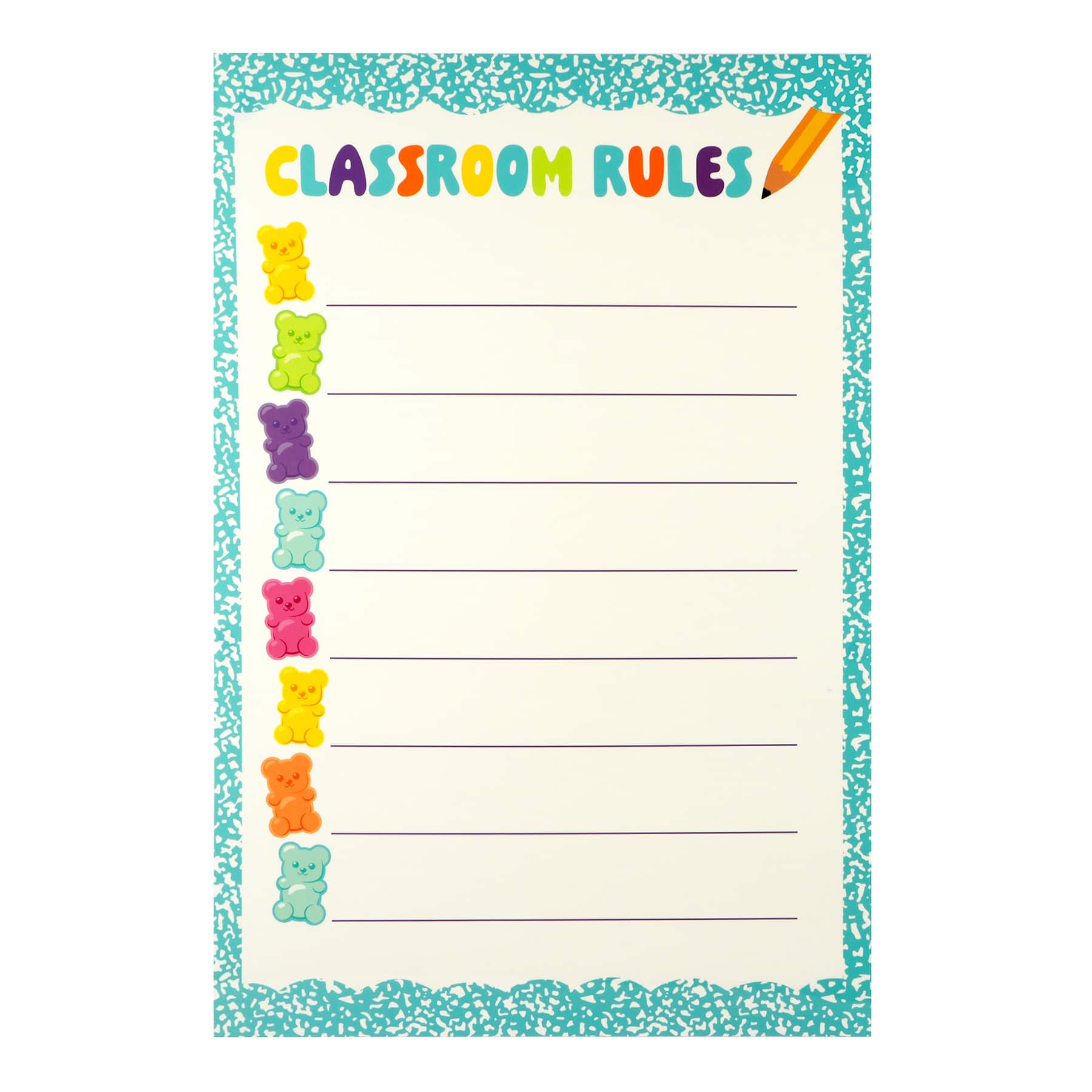 Class Rules! 12" x 18" Welcome Bears Poster Set by B2C™