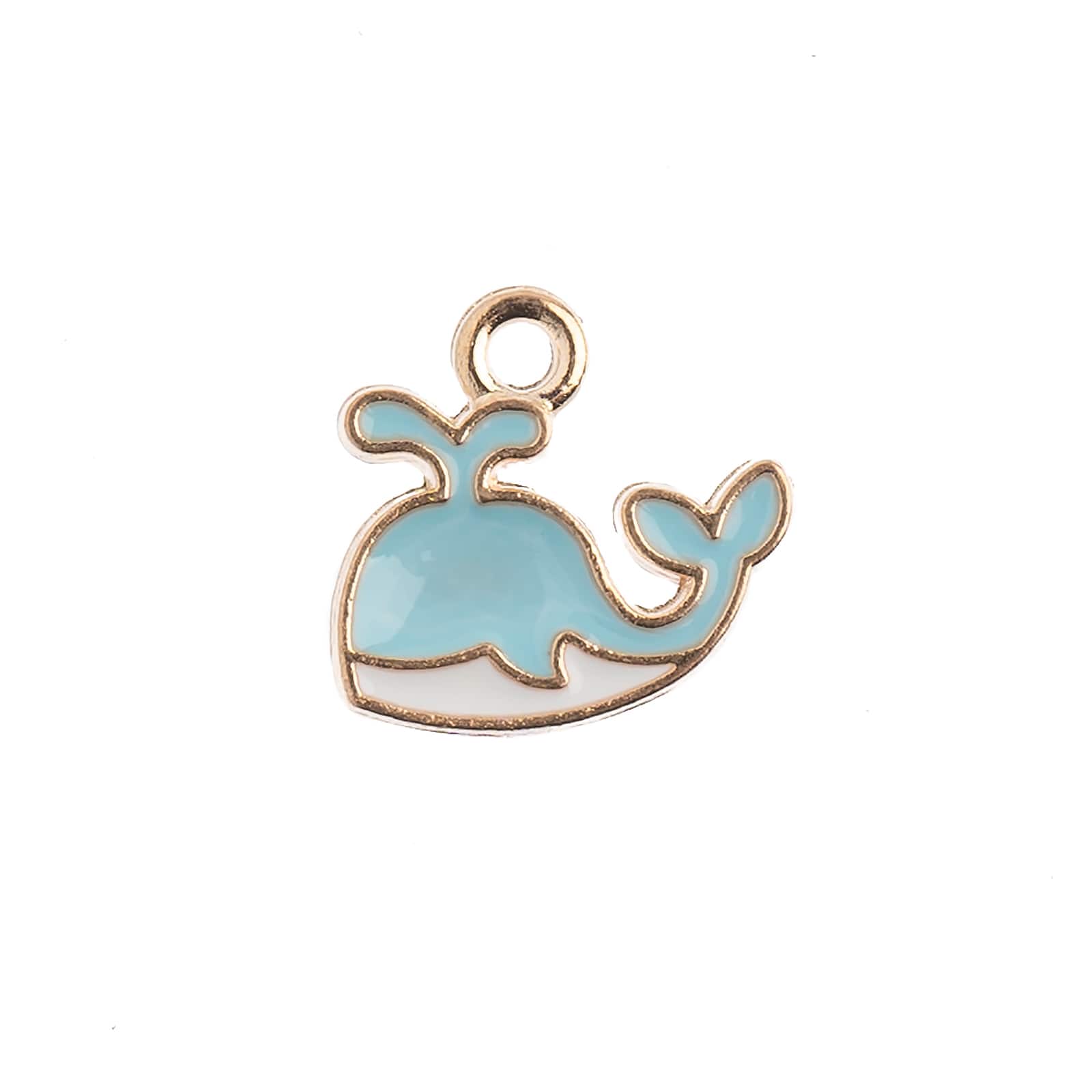 John Bead Sweet & Petite Whale Charms, 10ct.