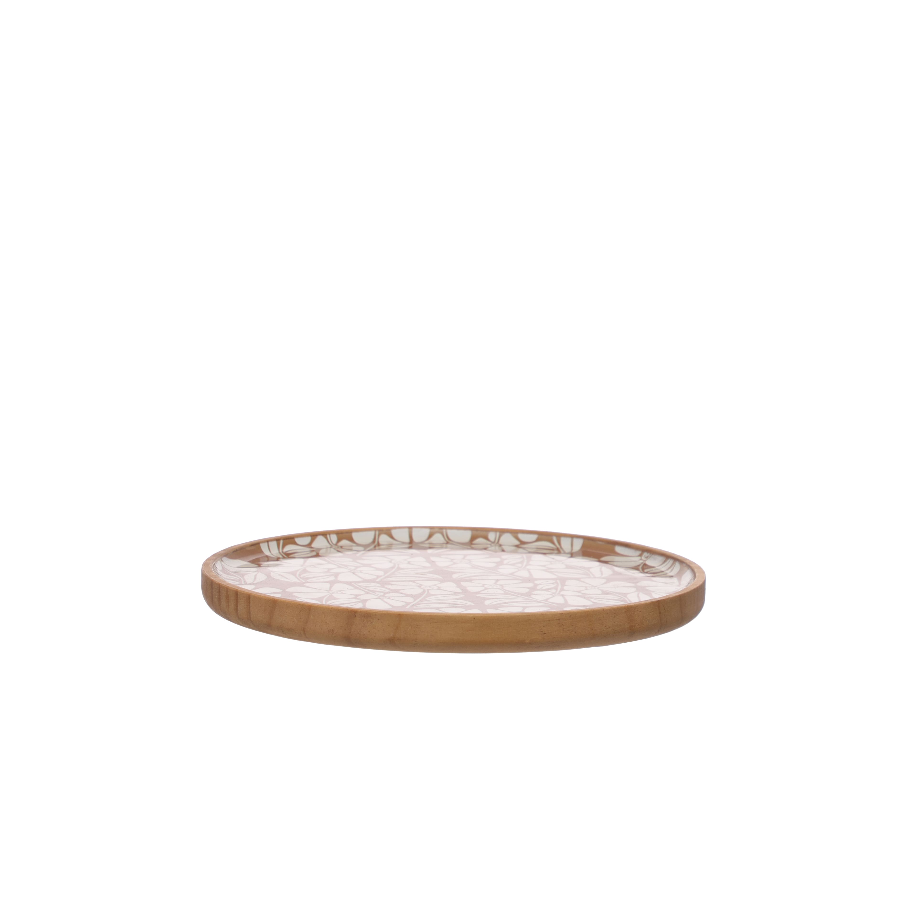 9.75" Round Wood Tray by Ashland®