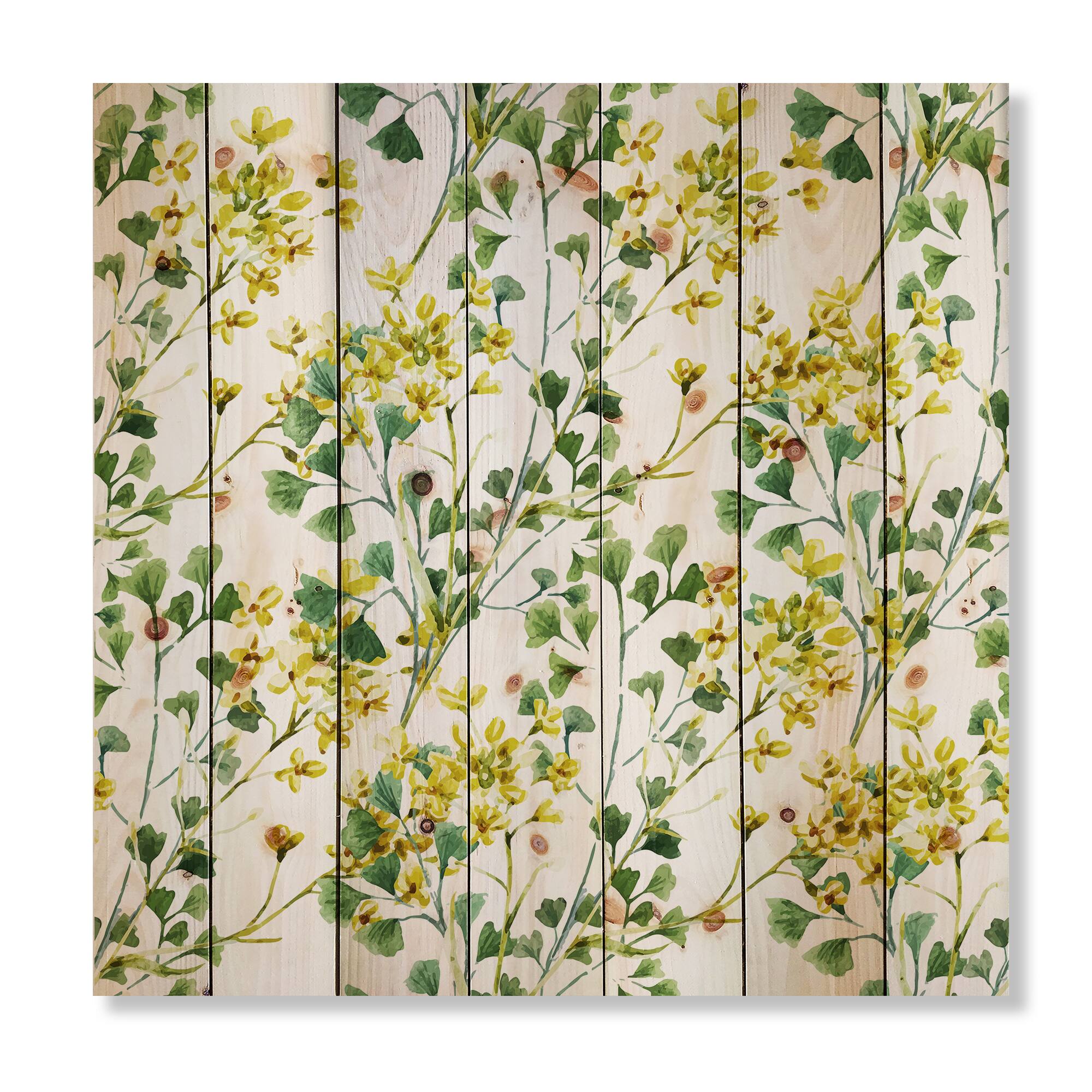 Designart - Vibrant Yellow Summer Wildflowers
