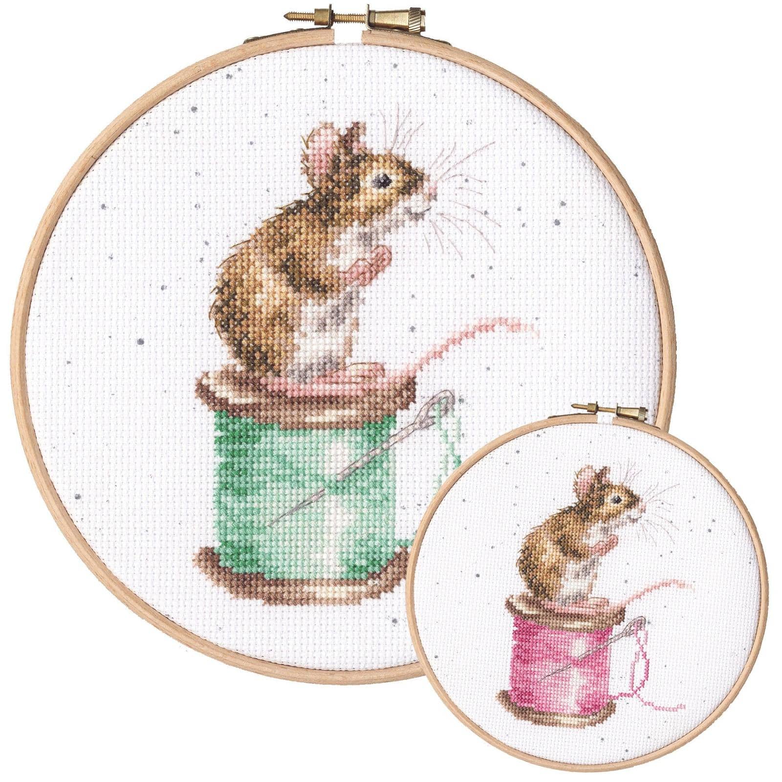 Bothy Threads Sew It Begins Counted Cross Stitch Kit with Hoop