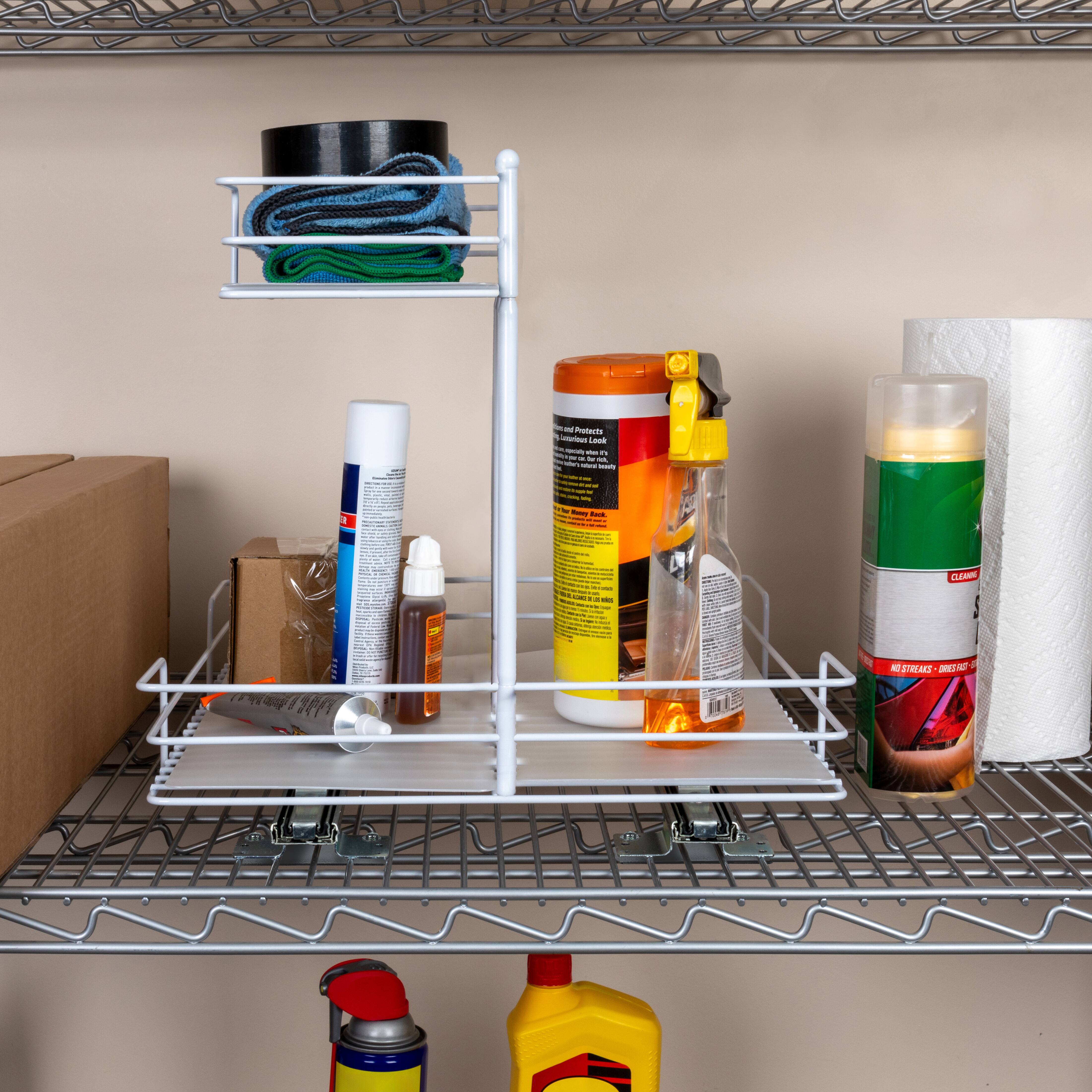 Household Essentials Glidez Double-Sided 2-Tier Organizer
